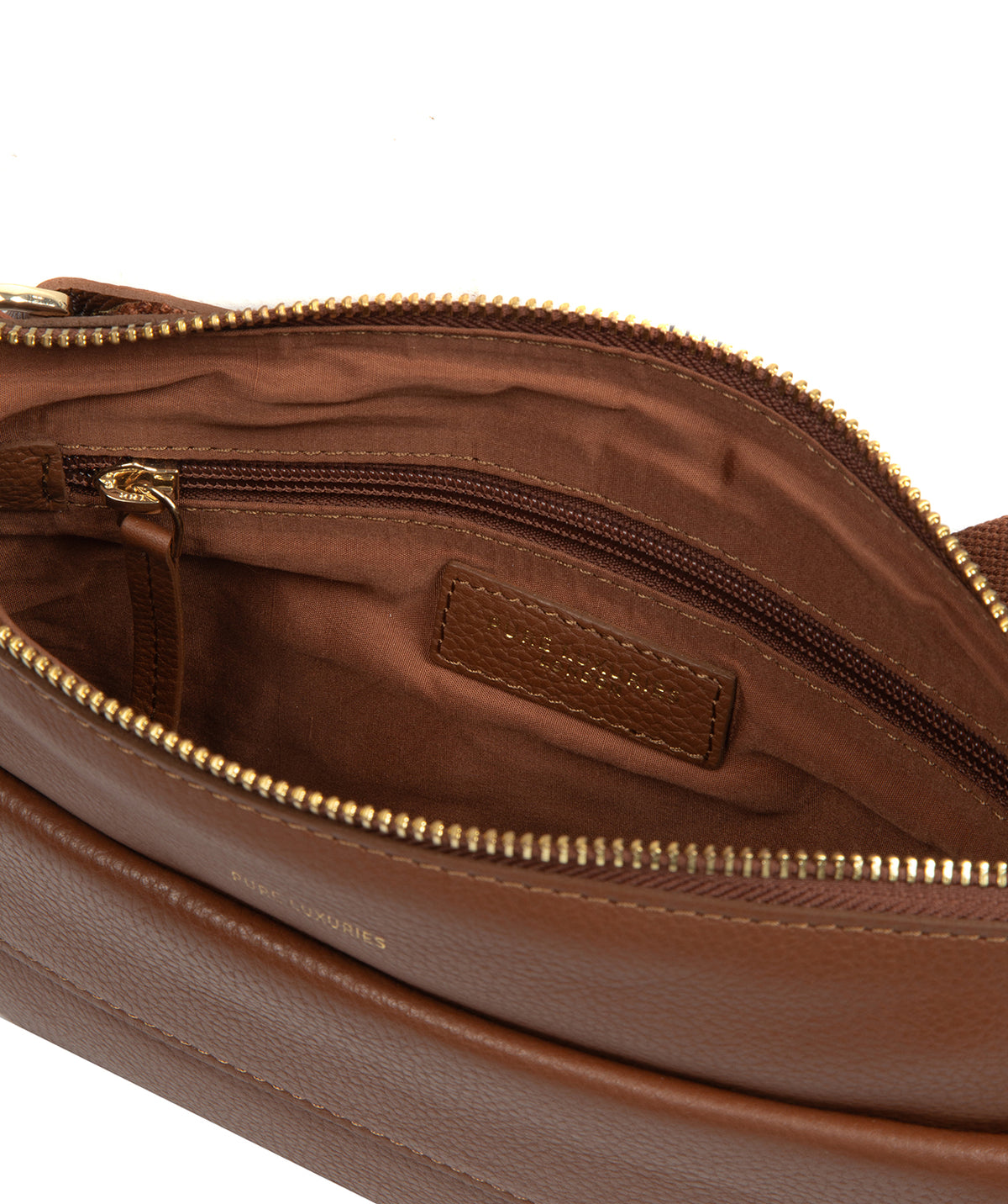 'Jessamine' Tan Leather Cross Body Bag