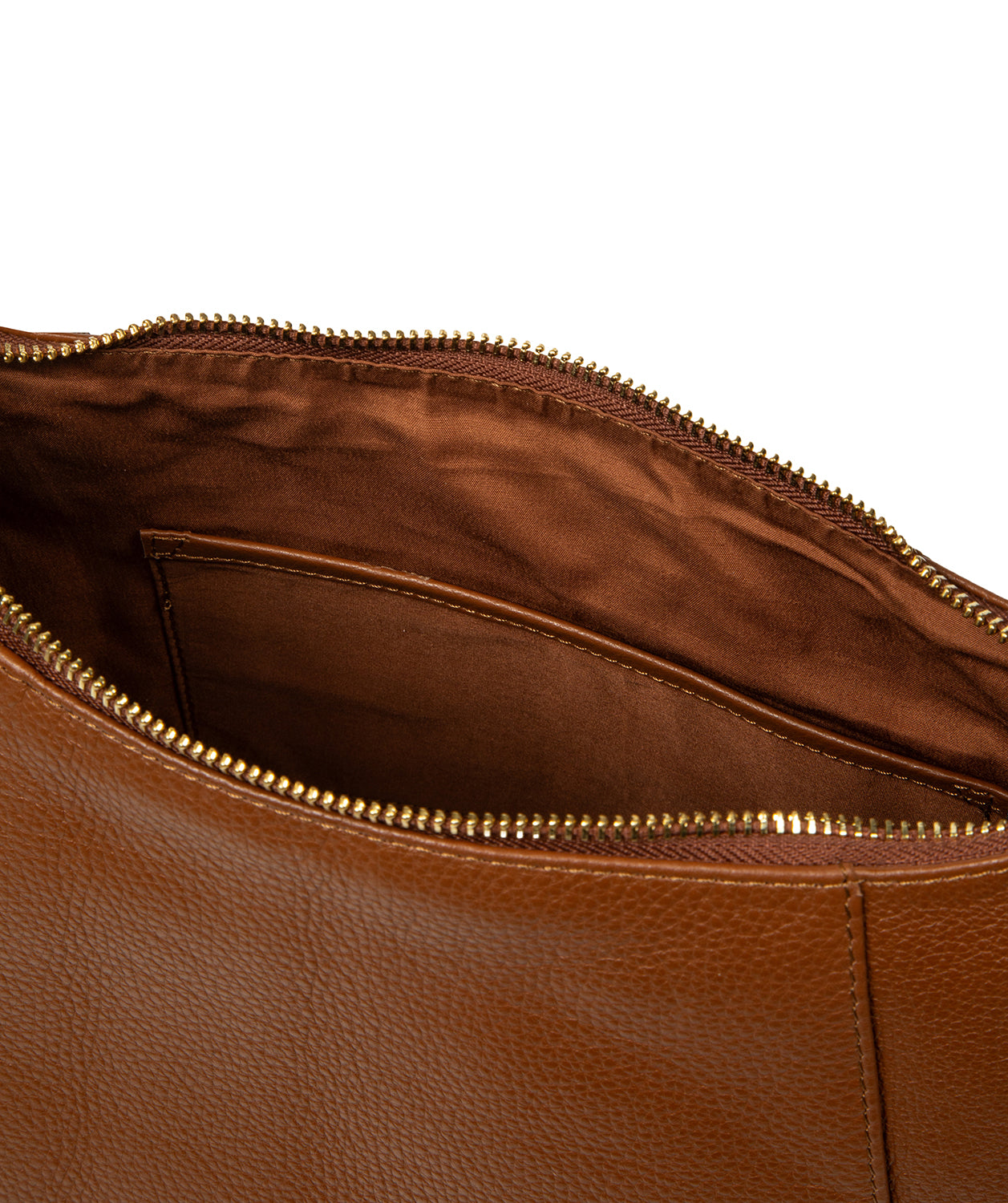 Bottom of bag with interior lining and construction