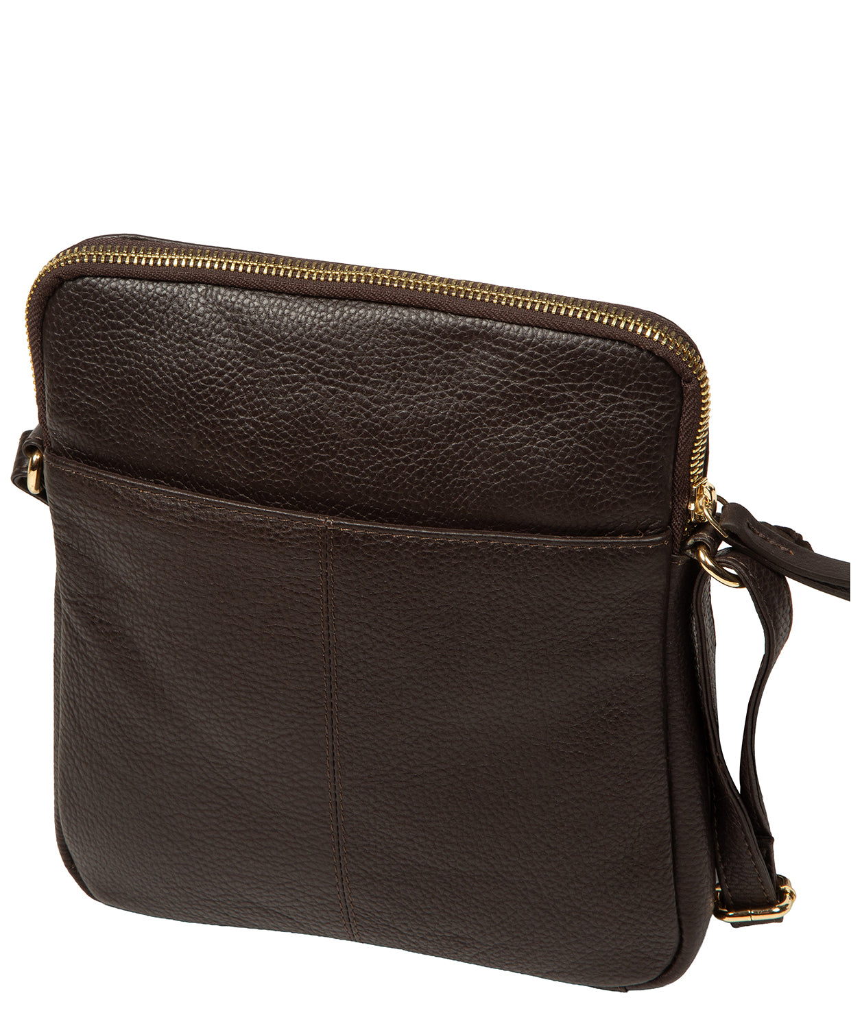 'Aisling' Espresso Leather Cross Body Bag