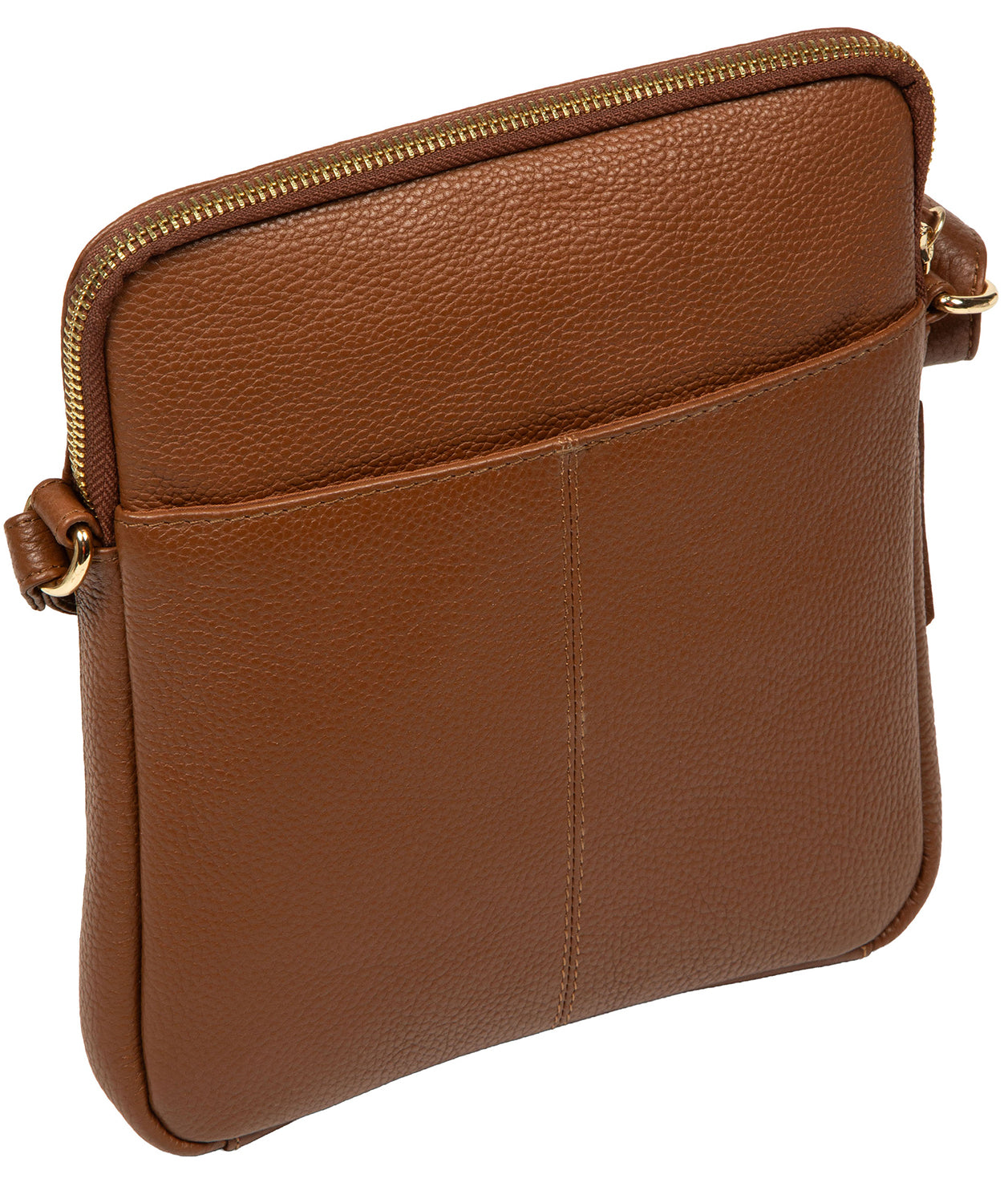 rear slip pocket and adjustable shoulder strap