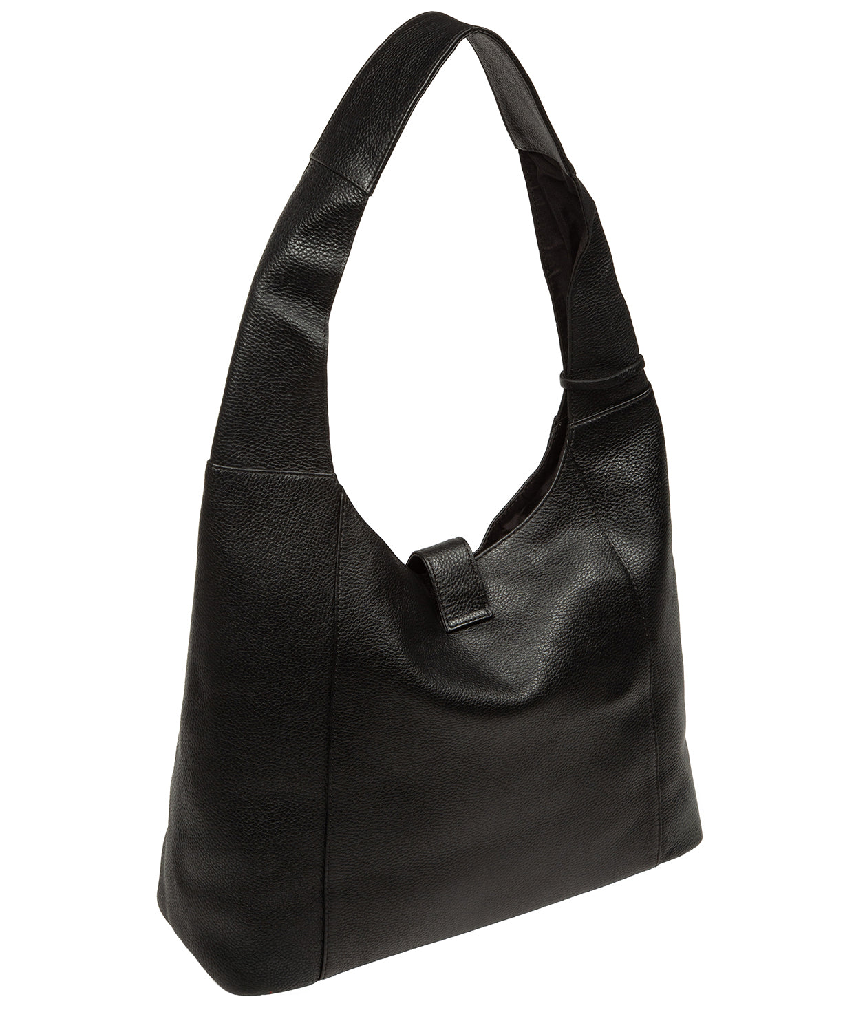 Interior zip pocket and lining detail