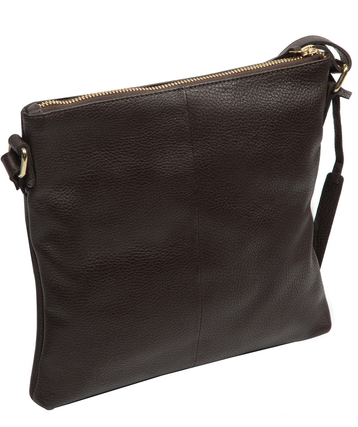 'Lucero' Espresso Leather Cross Body Bag