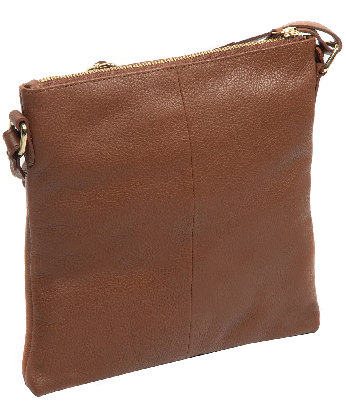 'Lucero' Tan Leather Cross Body Bag