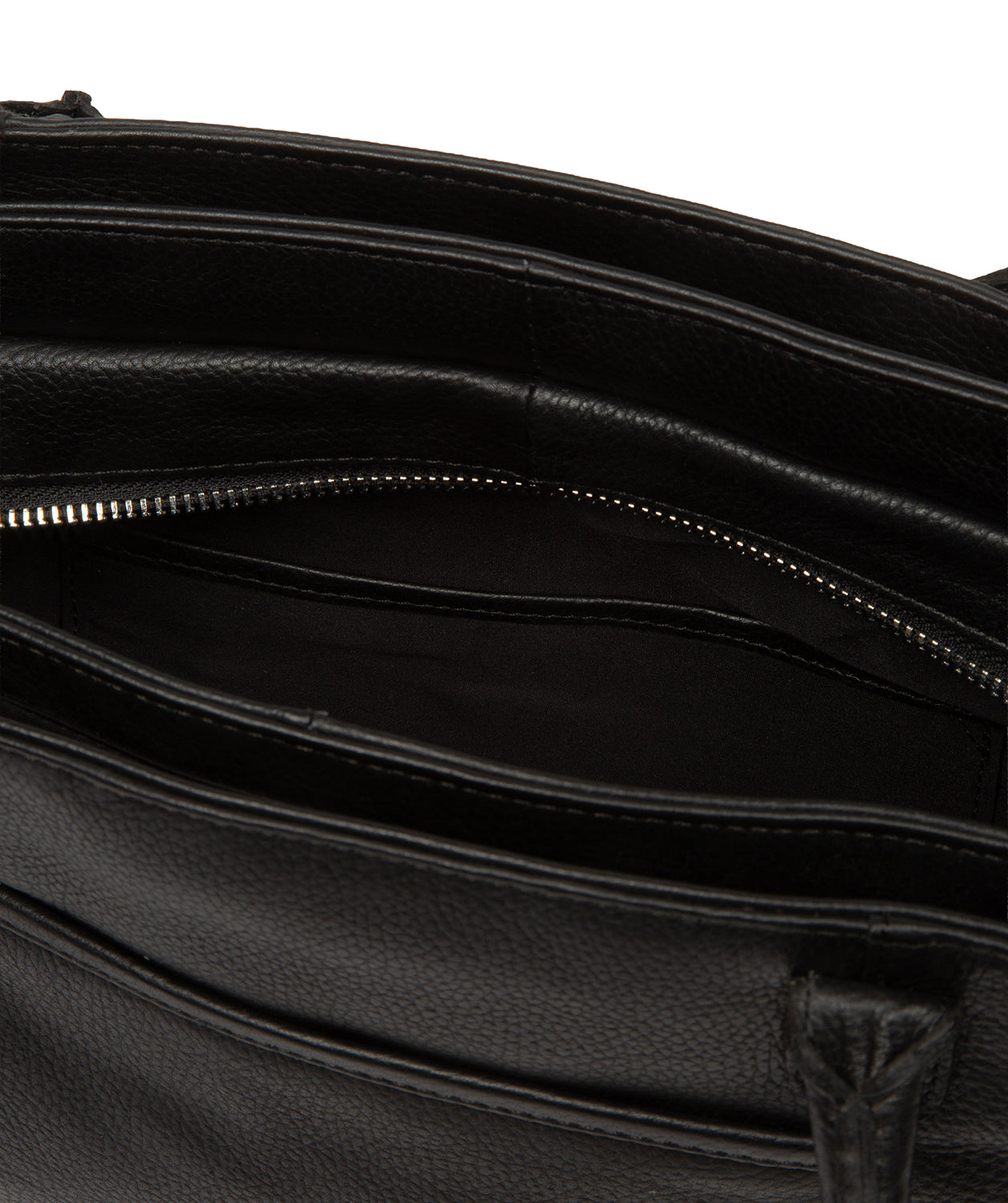 'Manon' Black Leather Handbag