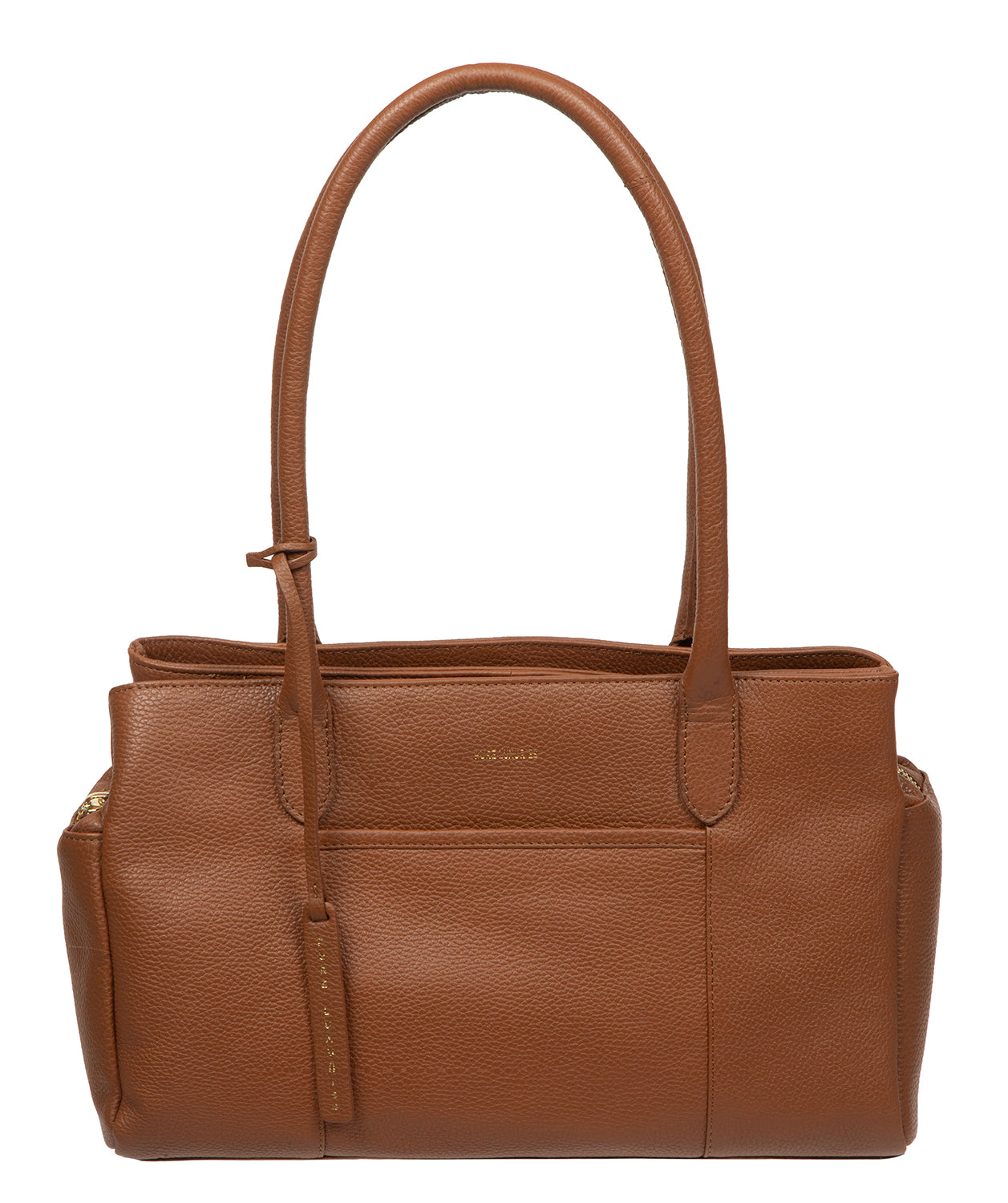 'Manon' Tan Leather Handbag