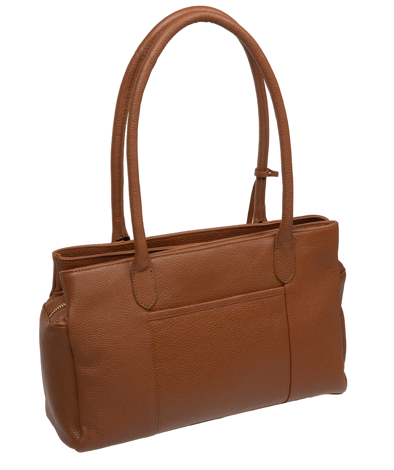 'Manon' Tan Leather Handbag