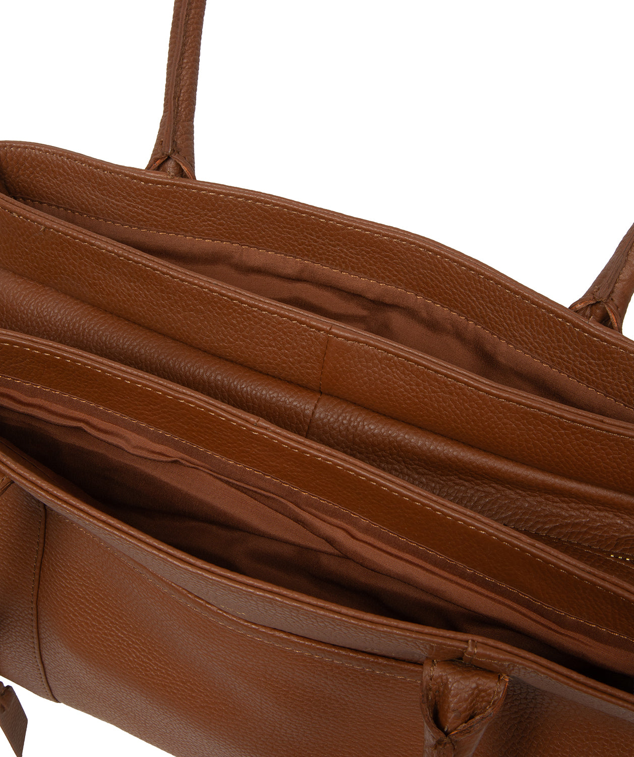 'Manon' Tan Leather Handbag
