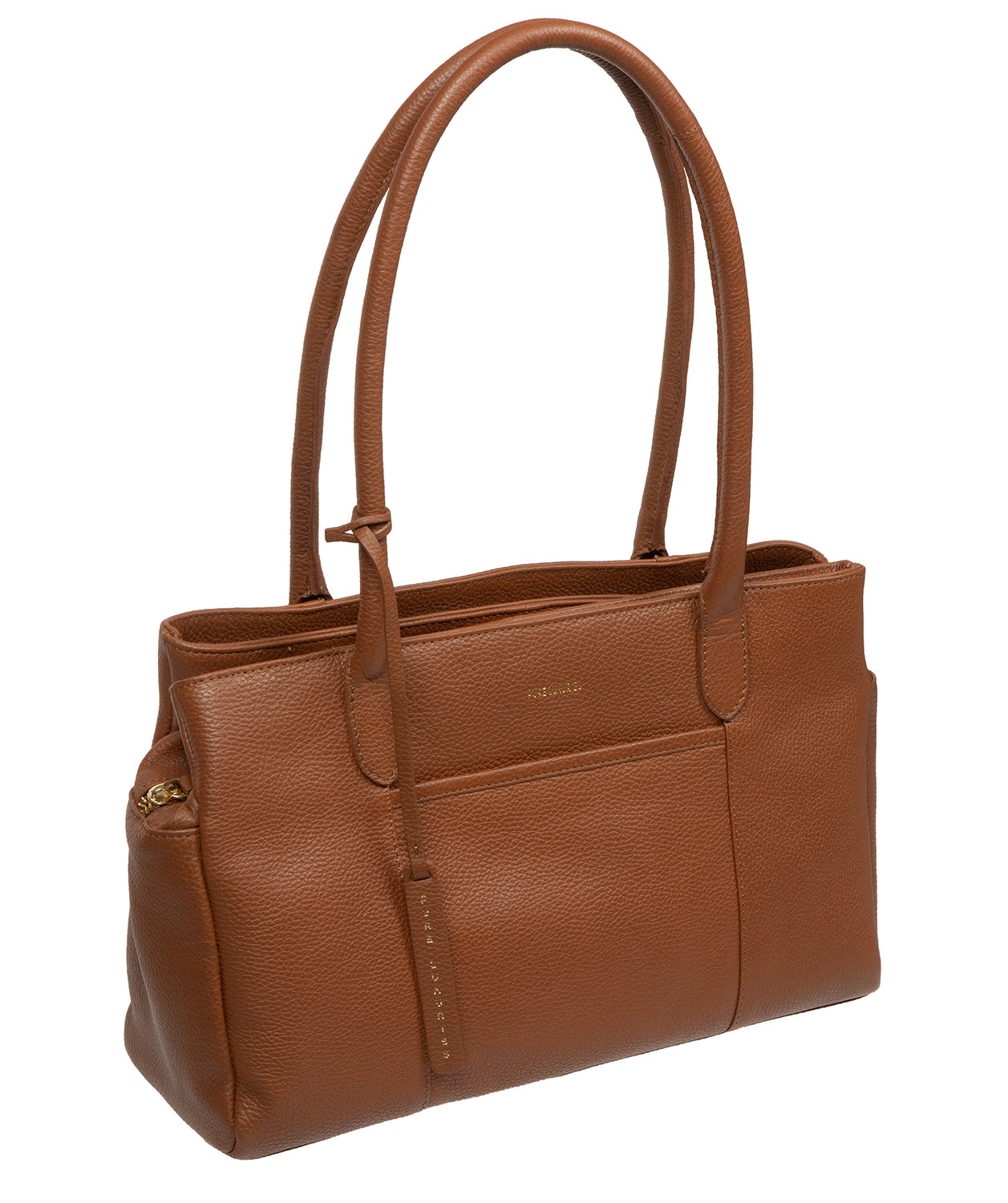 'Manon' Tan Leather Handbag