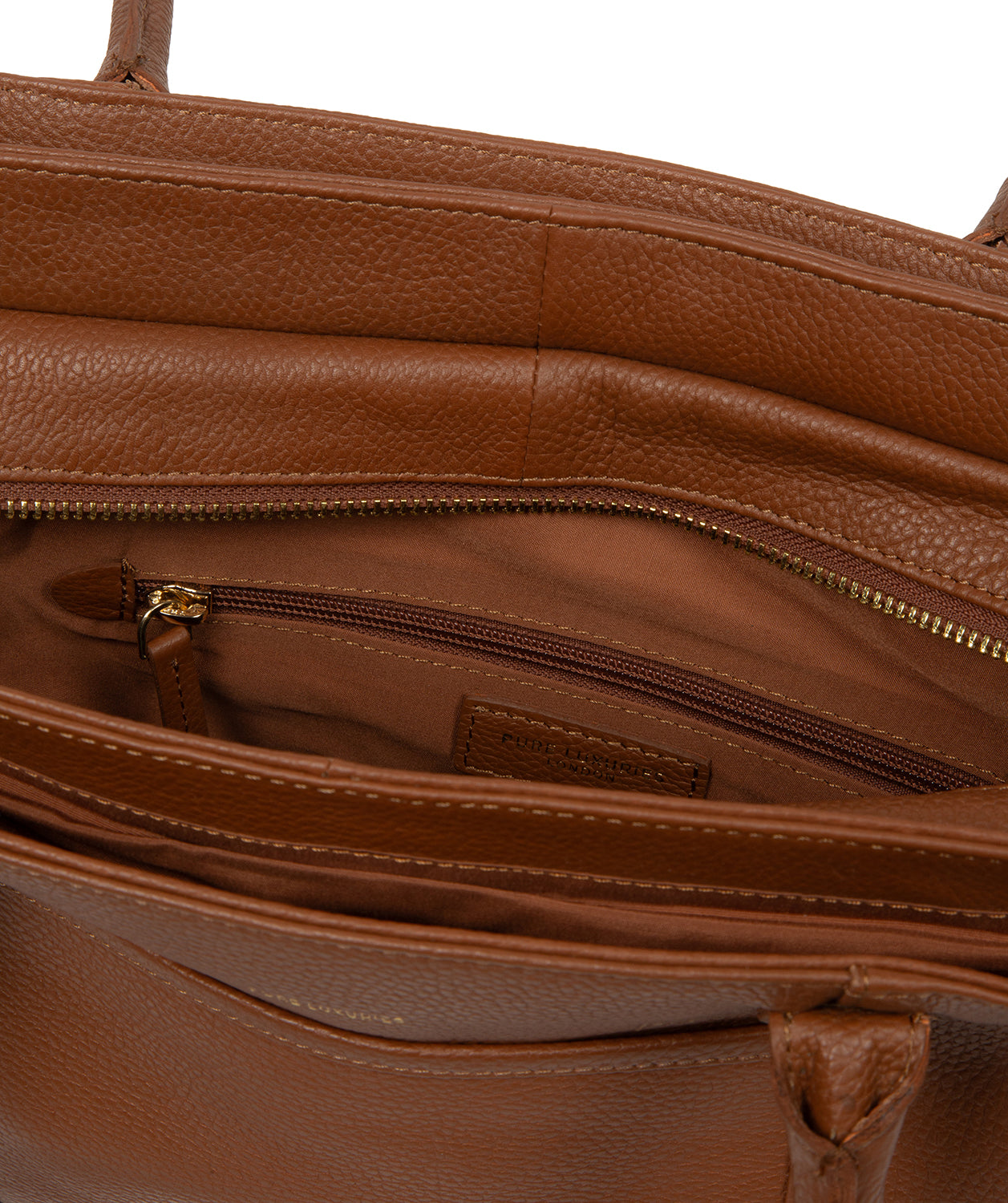 'Manon' Tan Leather Handbag