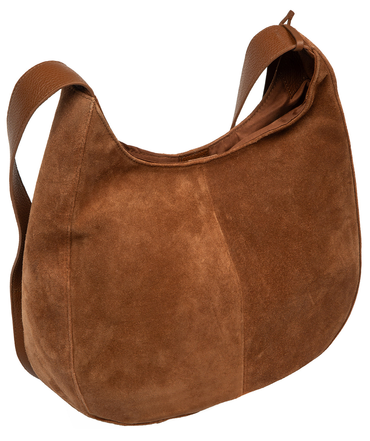 Interior slip pocket and zipped pocket detail