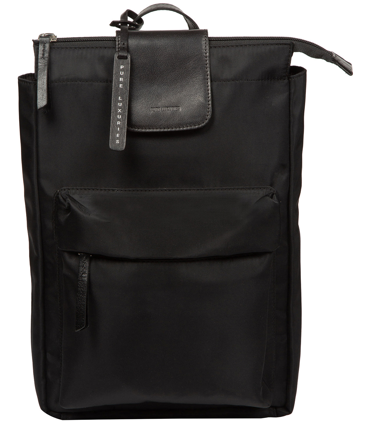 Fabienne backpack showing dual adjustable canvas straps