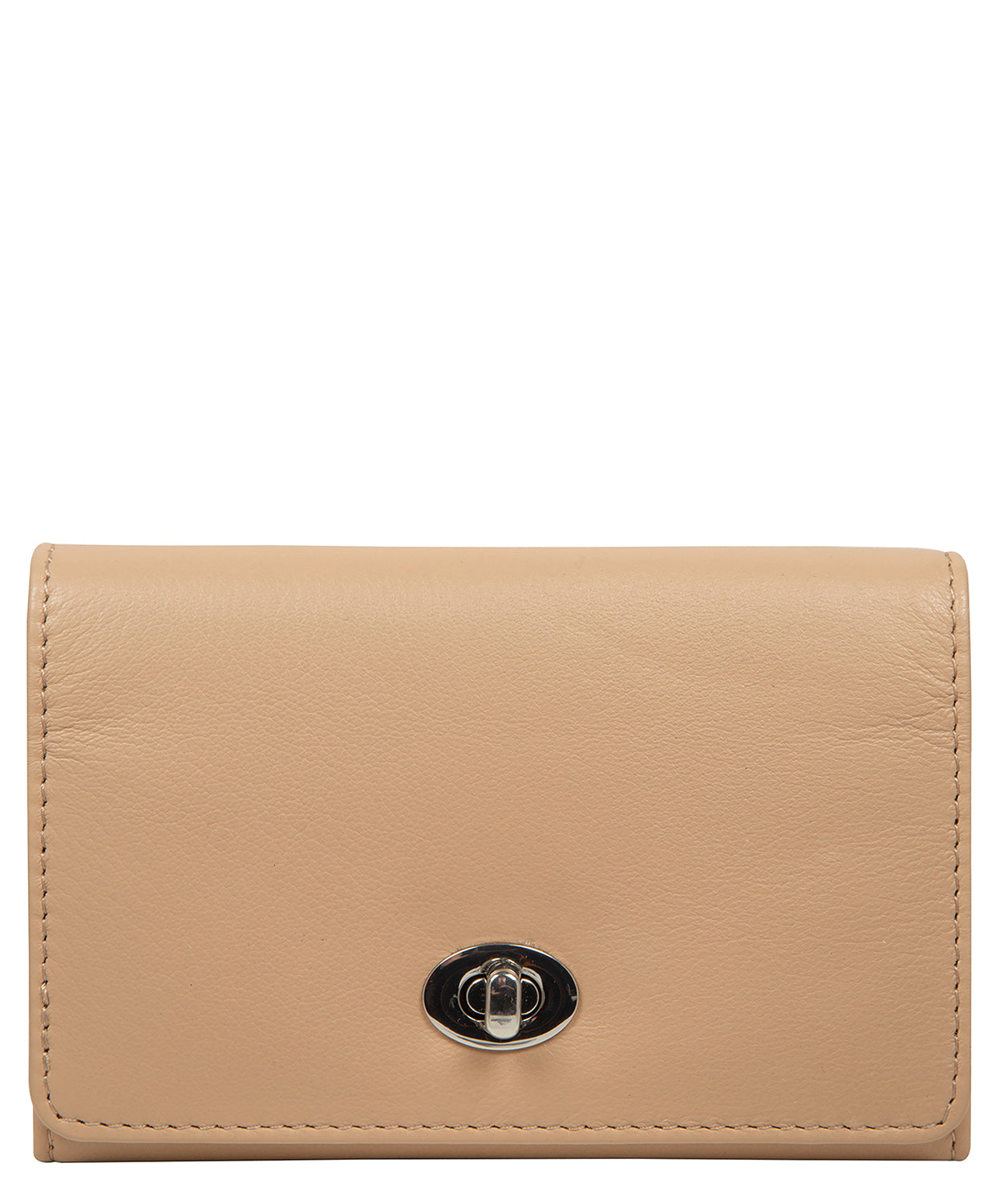 'Amber' Latte Leather Purse