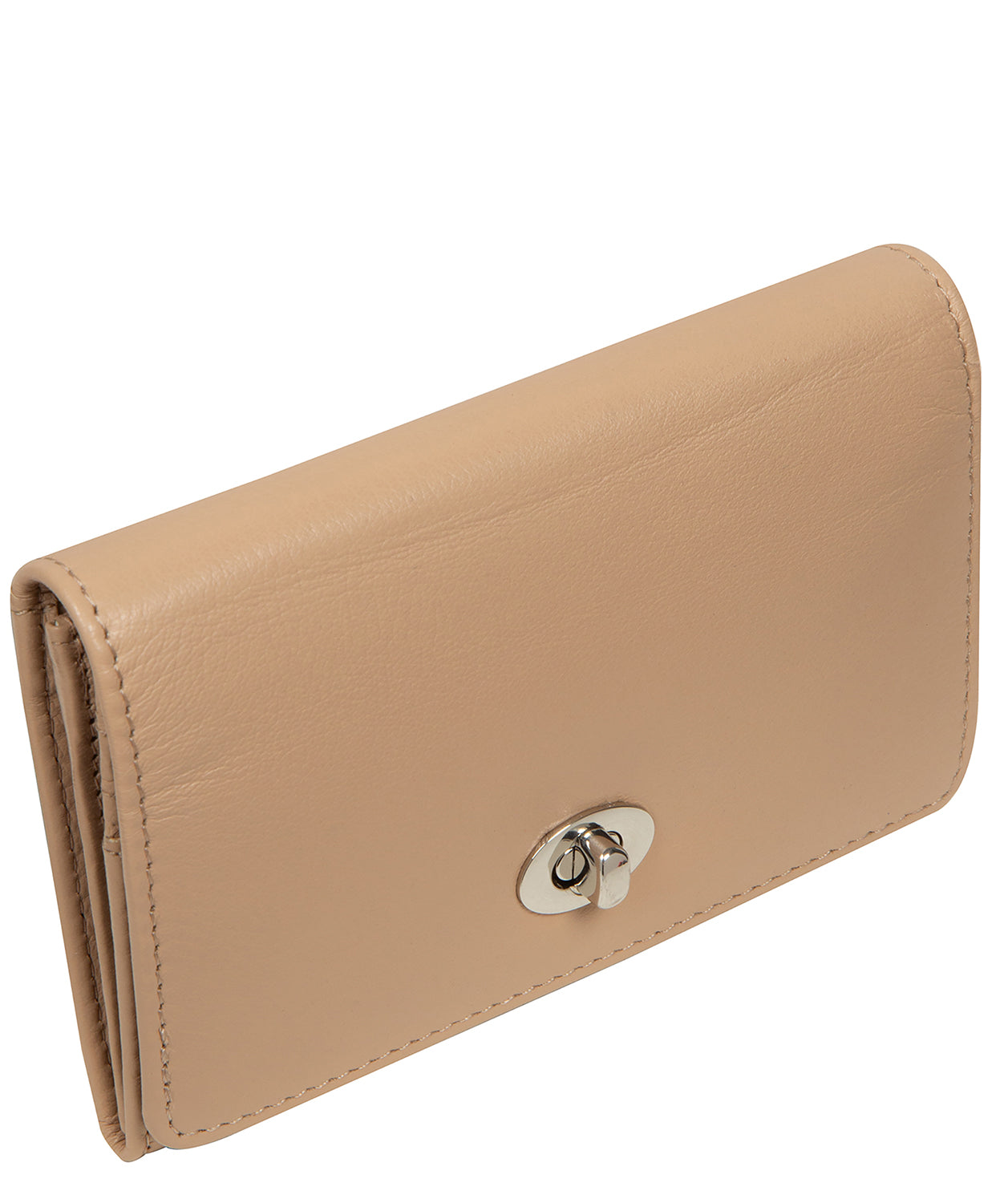 'Amber' Latte Leather Purse