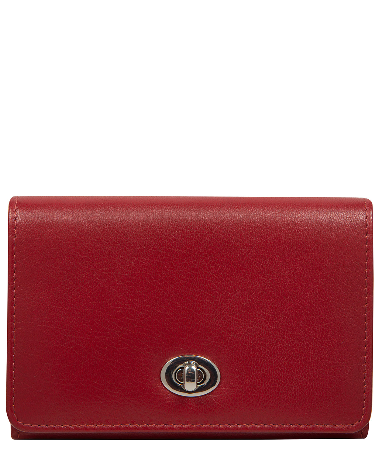 'Amber' Red Leather Purse