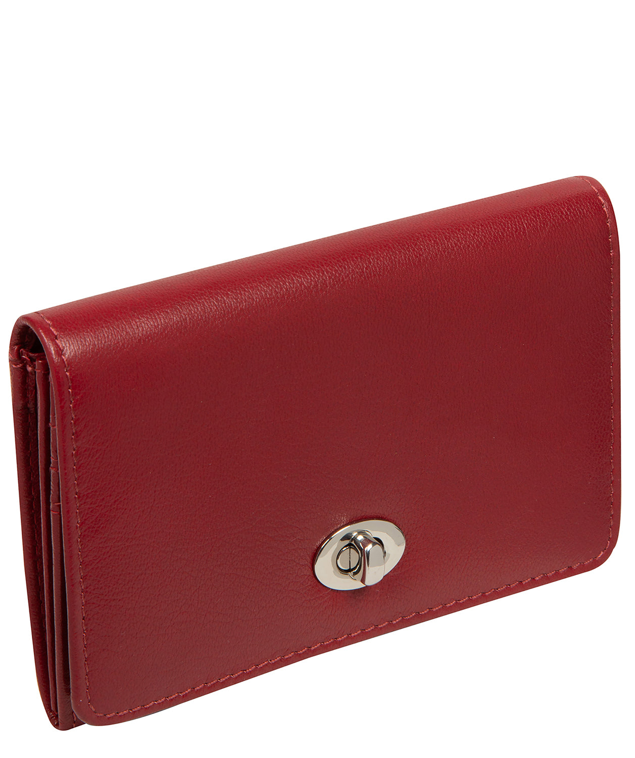 'Amber' Red Leather Purse