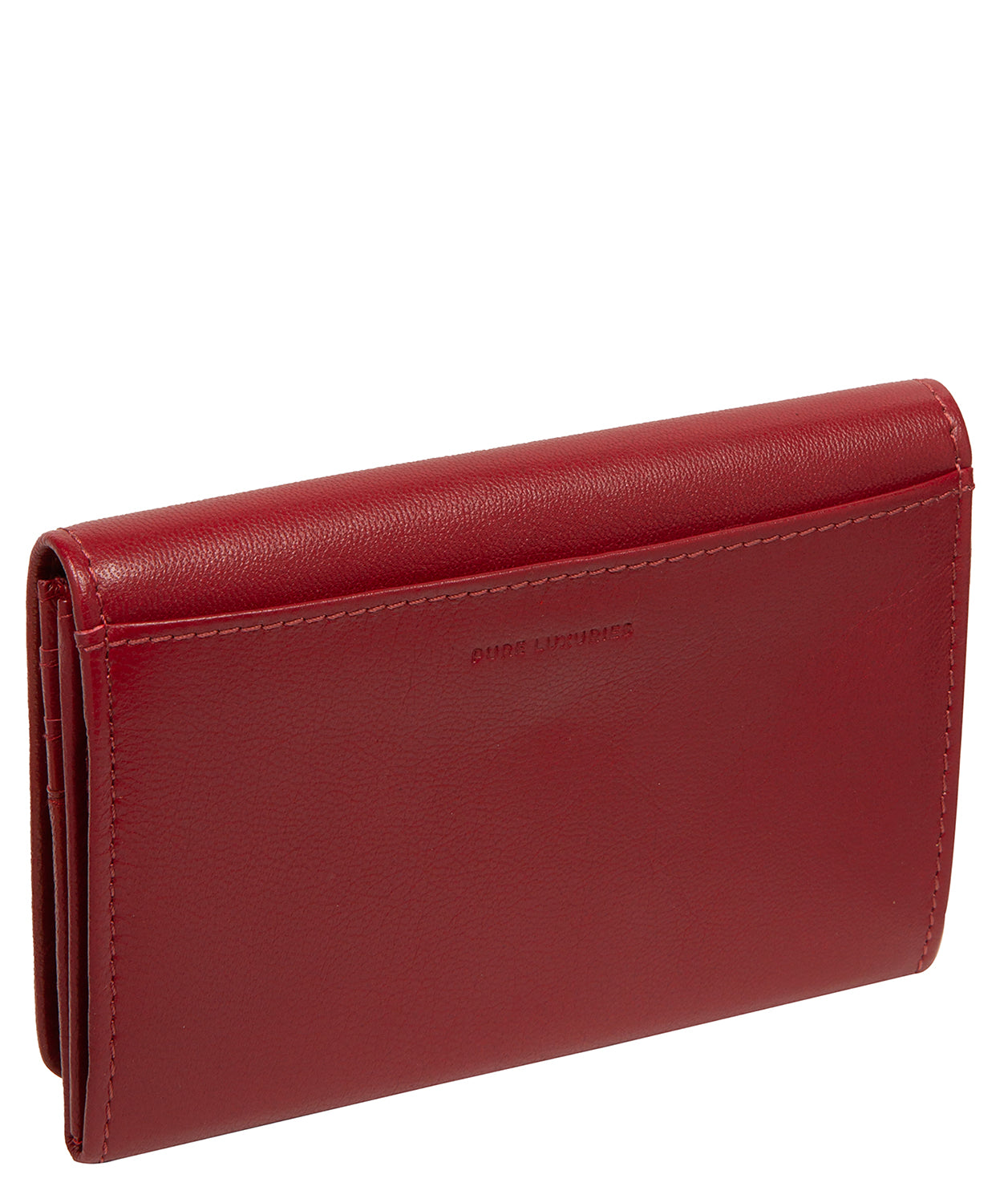 'Amber' Red Leather Purse