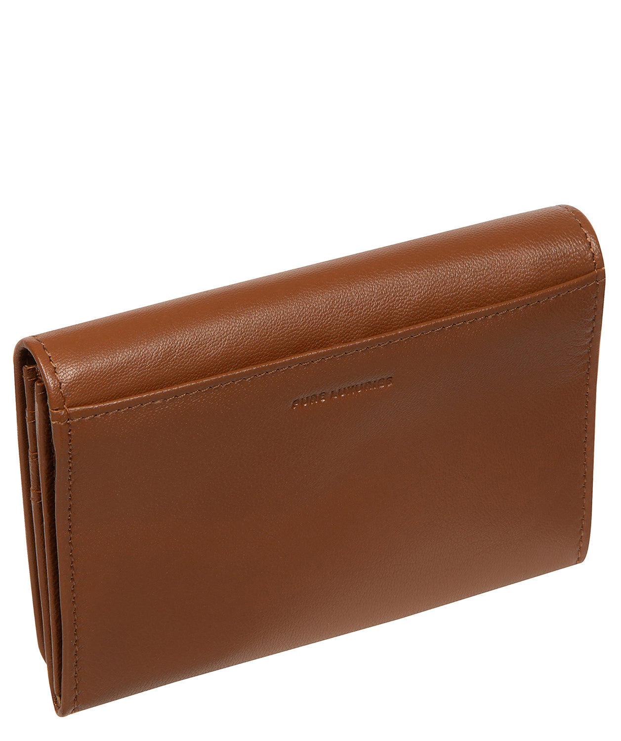'Amber' Tan Leather Purse