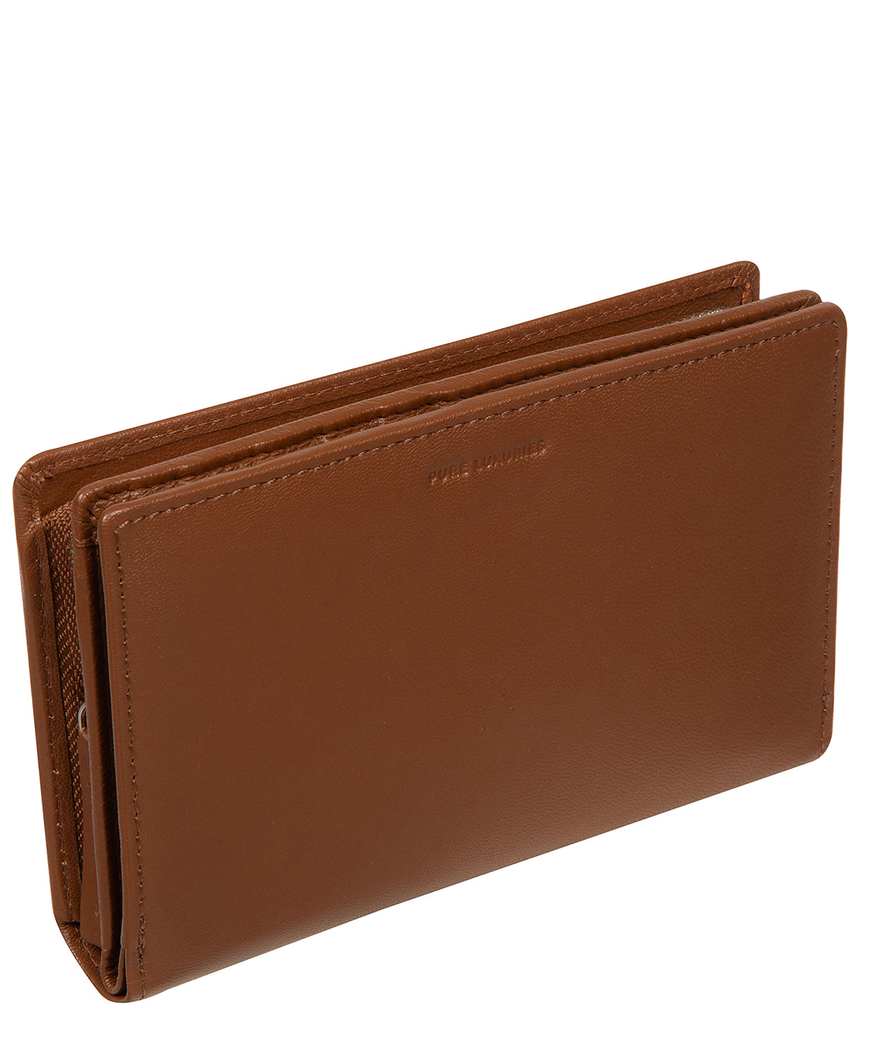 'Julia' Tan Leather Purse