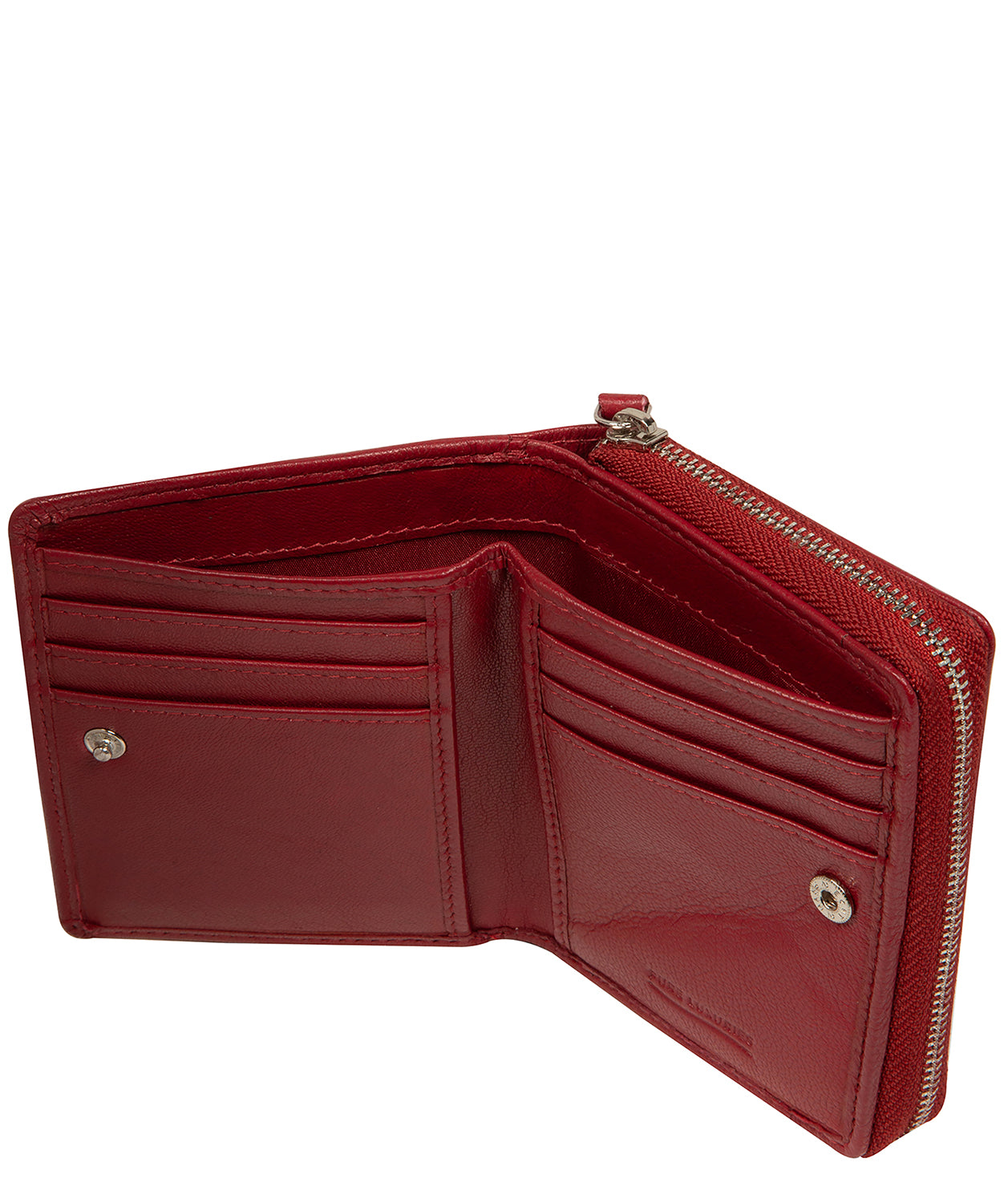 'Leah' Red Leather Purse