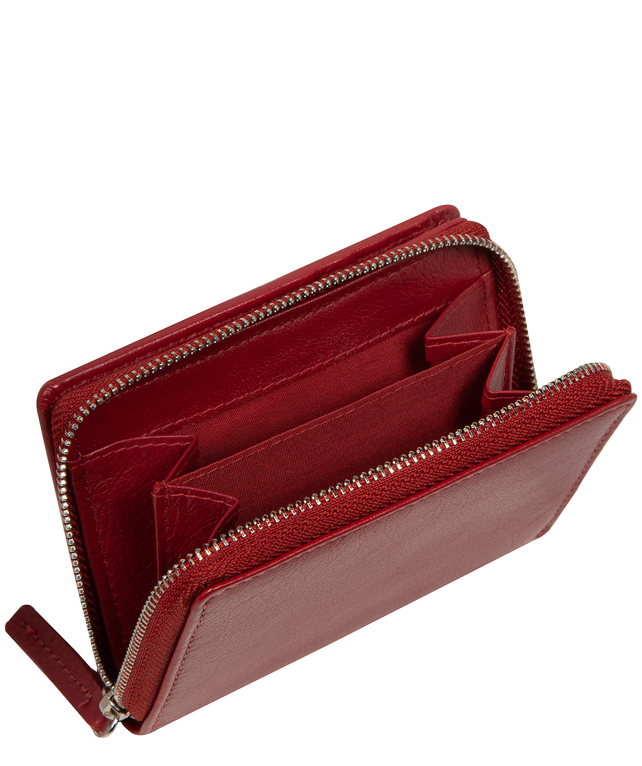 'Leah' Red Leather Purse