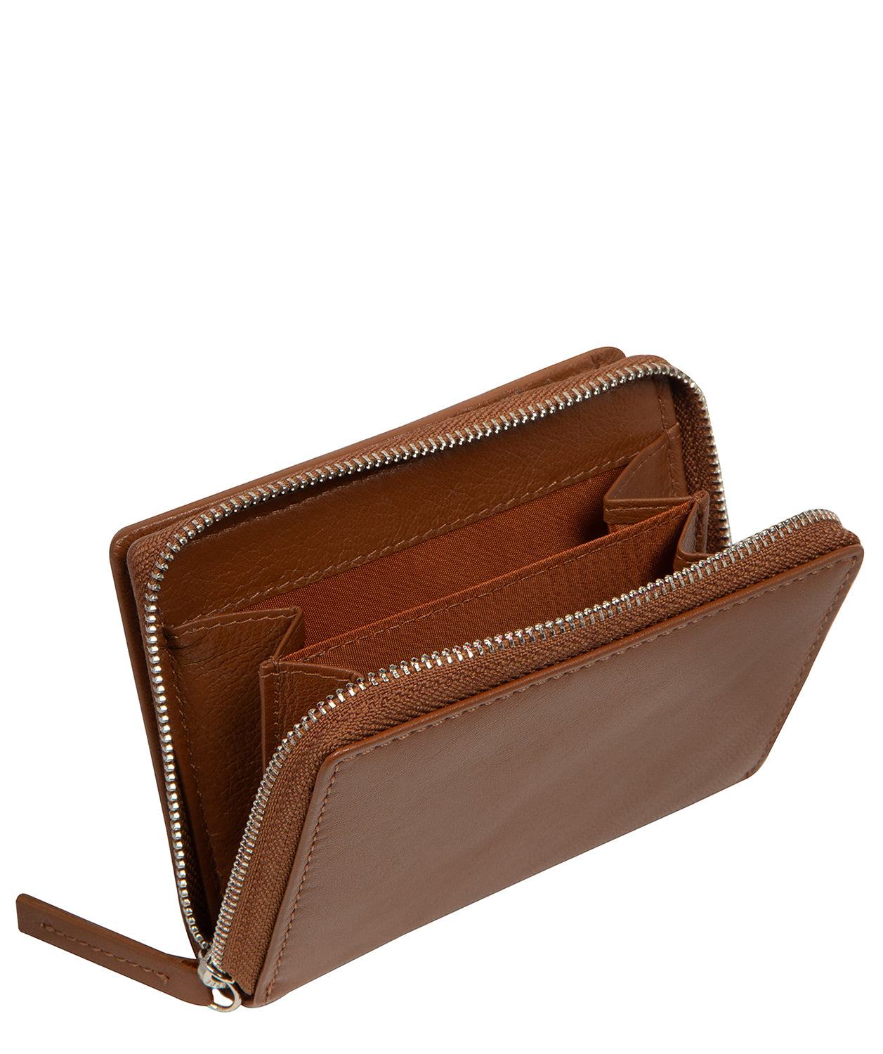 'Leah' Tan Leather Purse