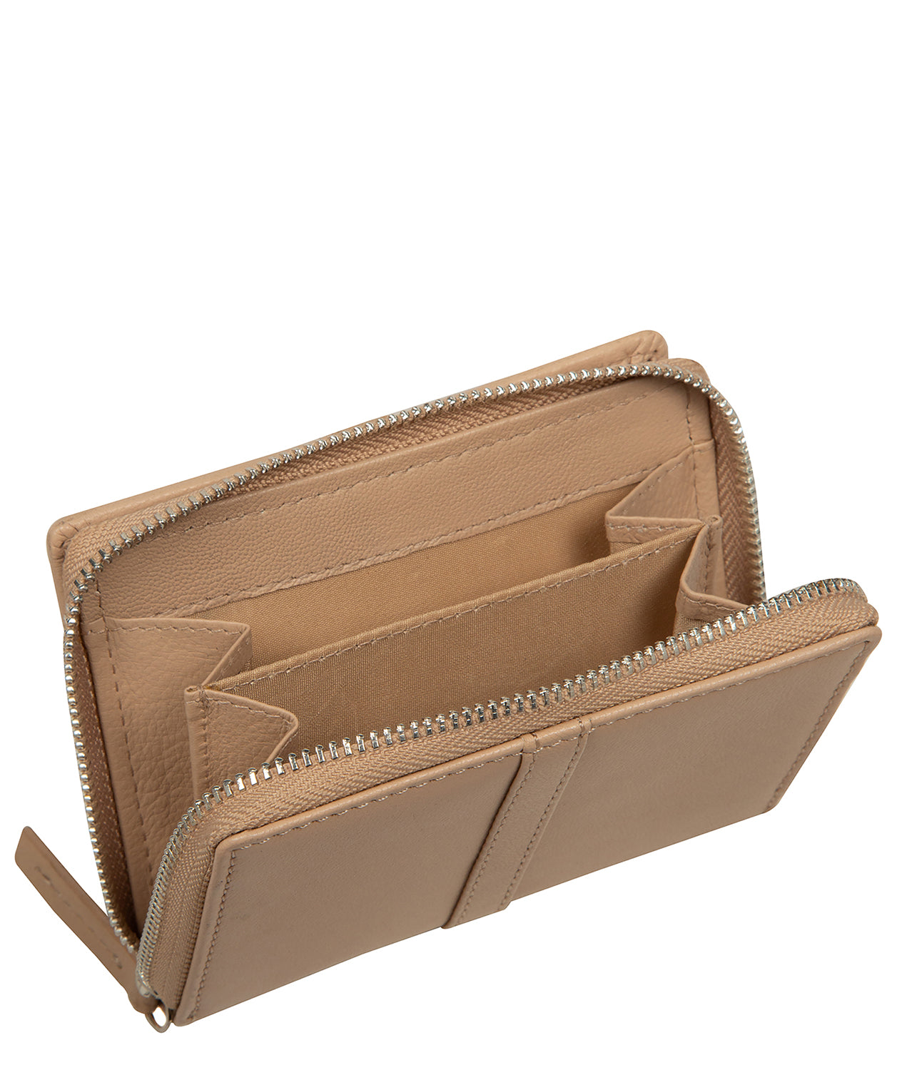 'Lena' Latte Leather Purse