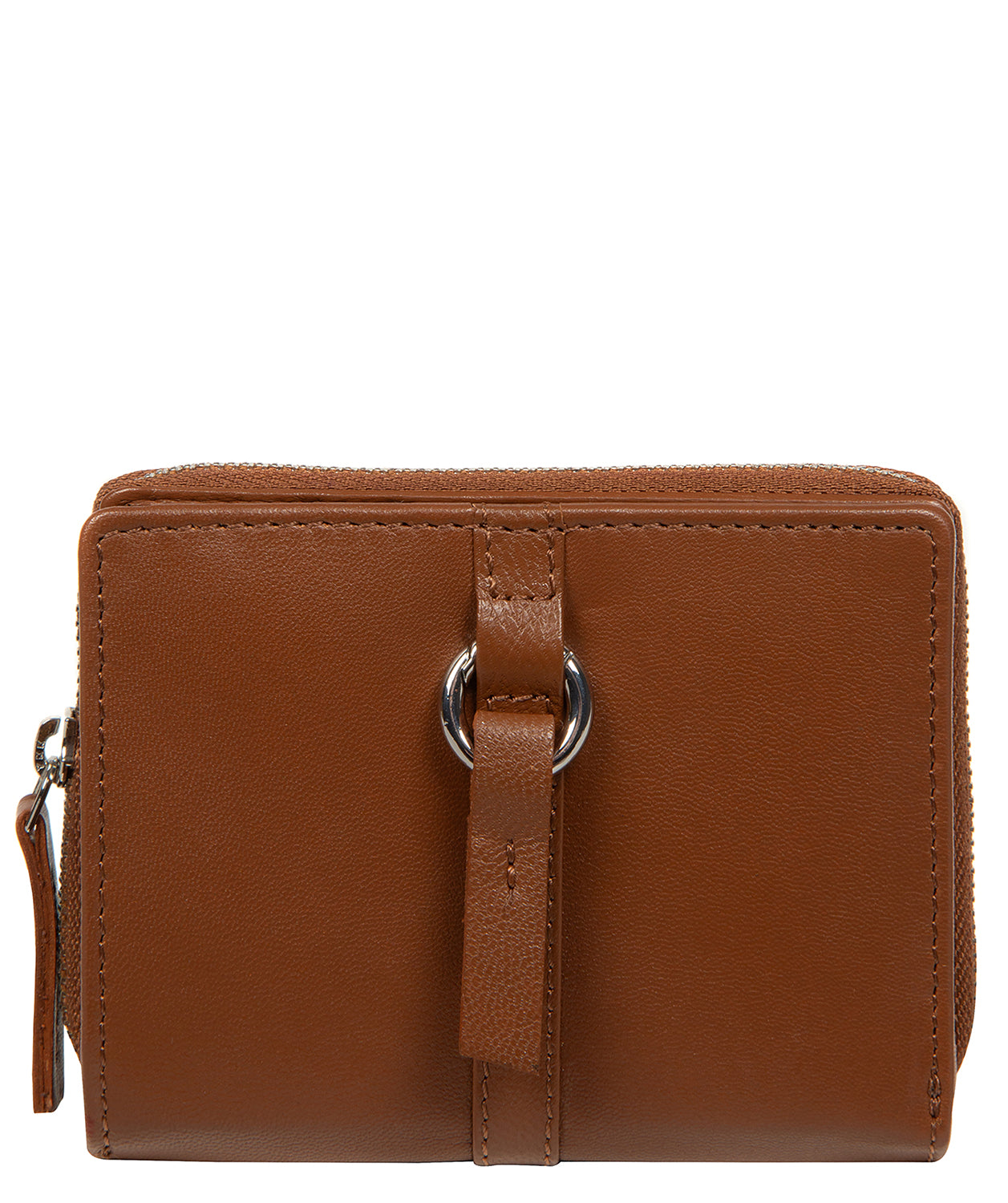 'Lena' Tan Leather Purse