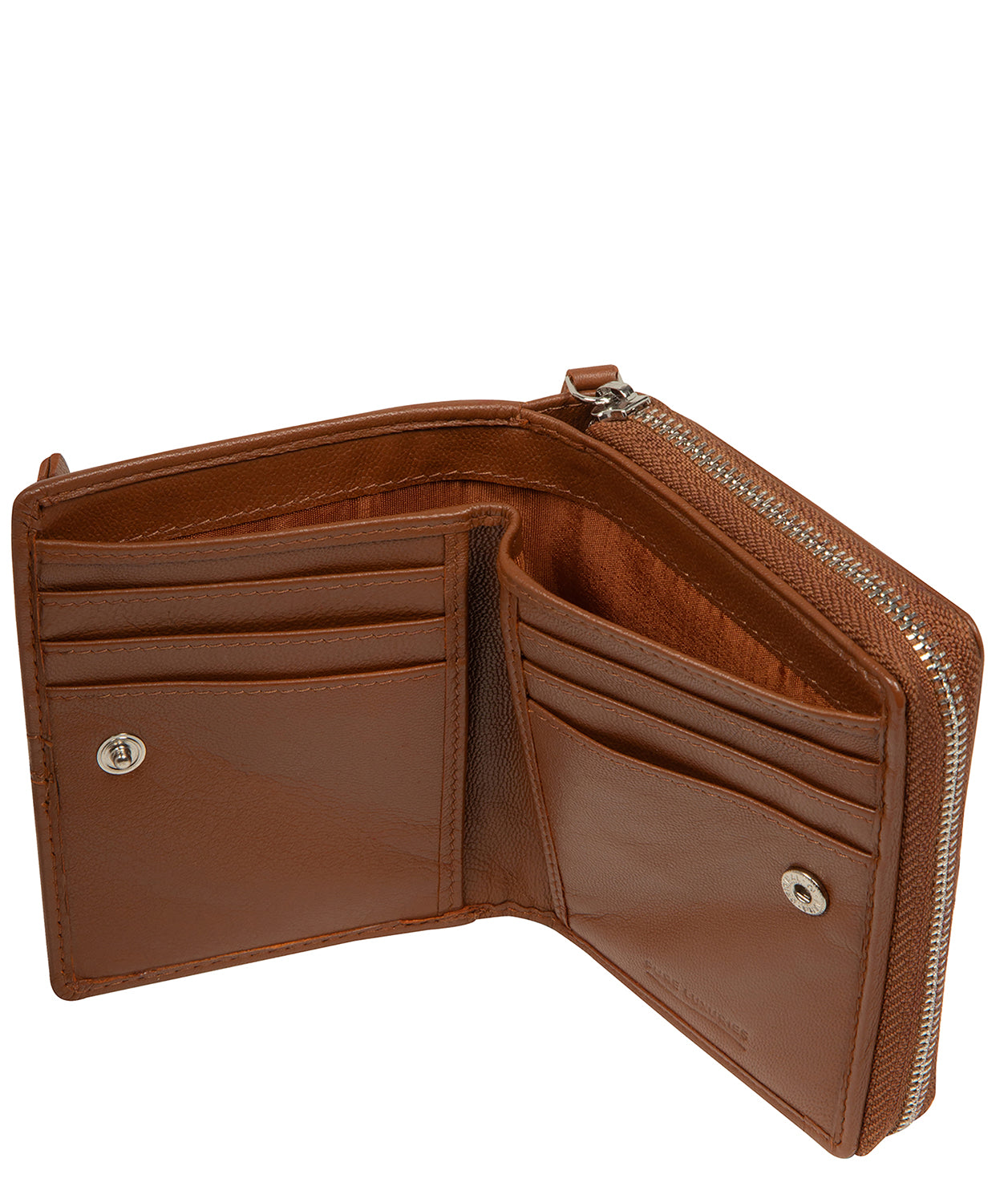 'Lena' Tan Leather Purse