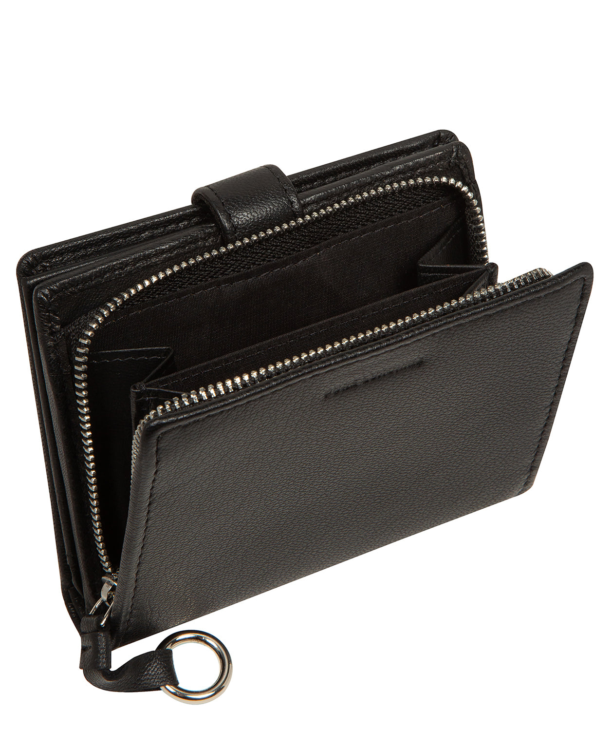 'Louise' Black Leather Purse