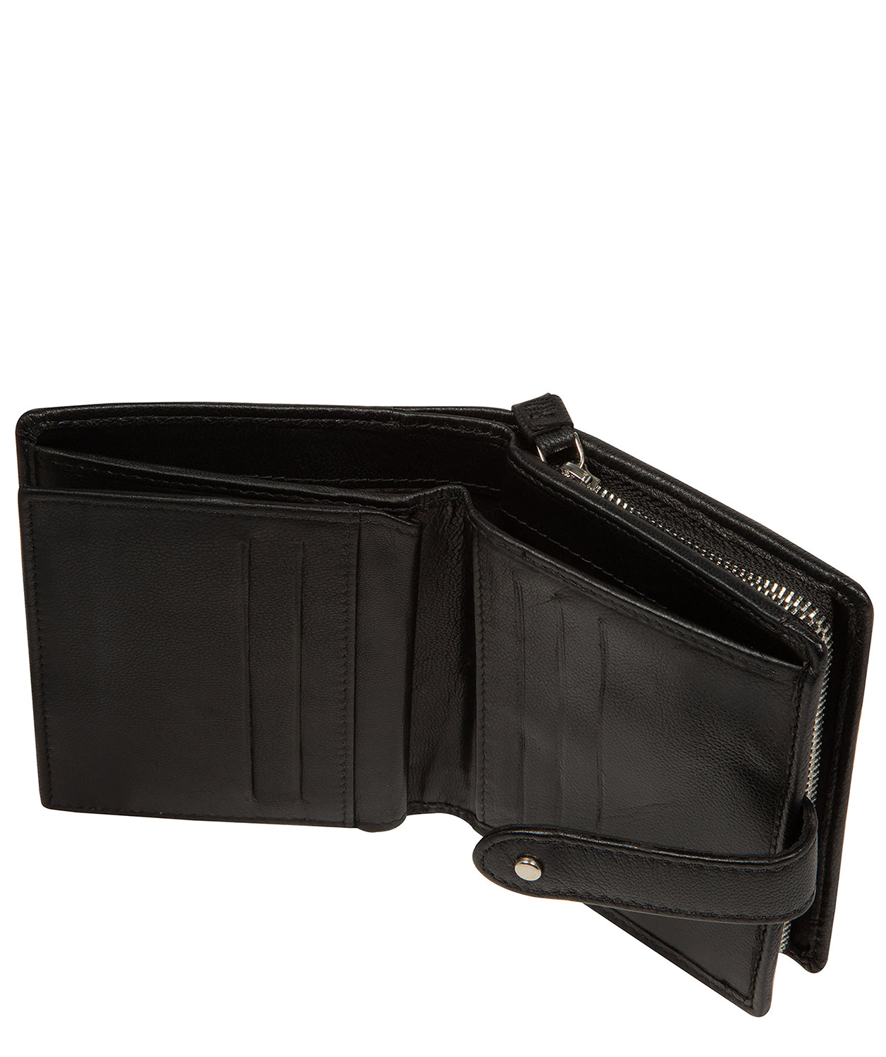 'Louise' Black Leather Purse