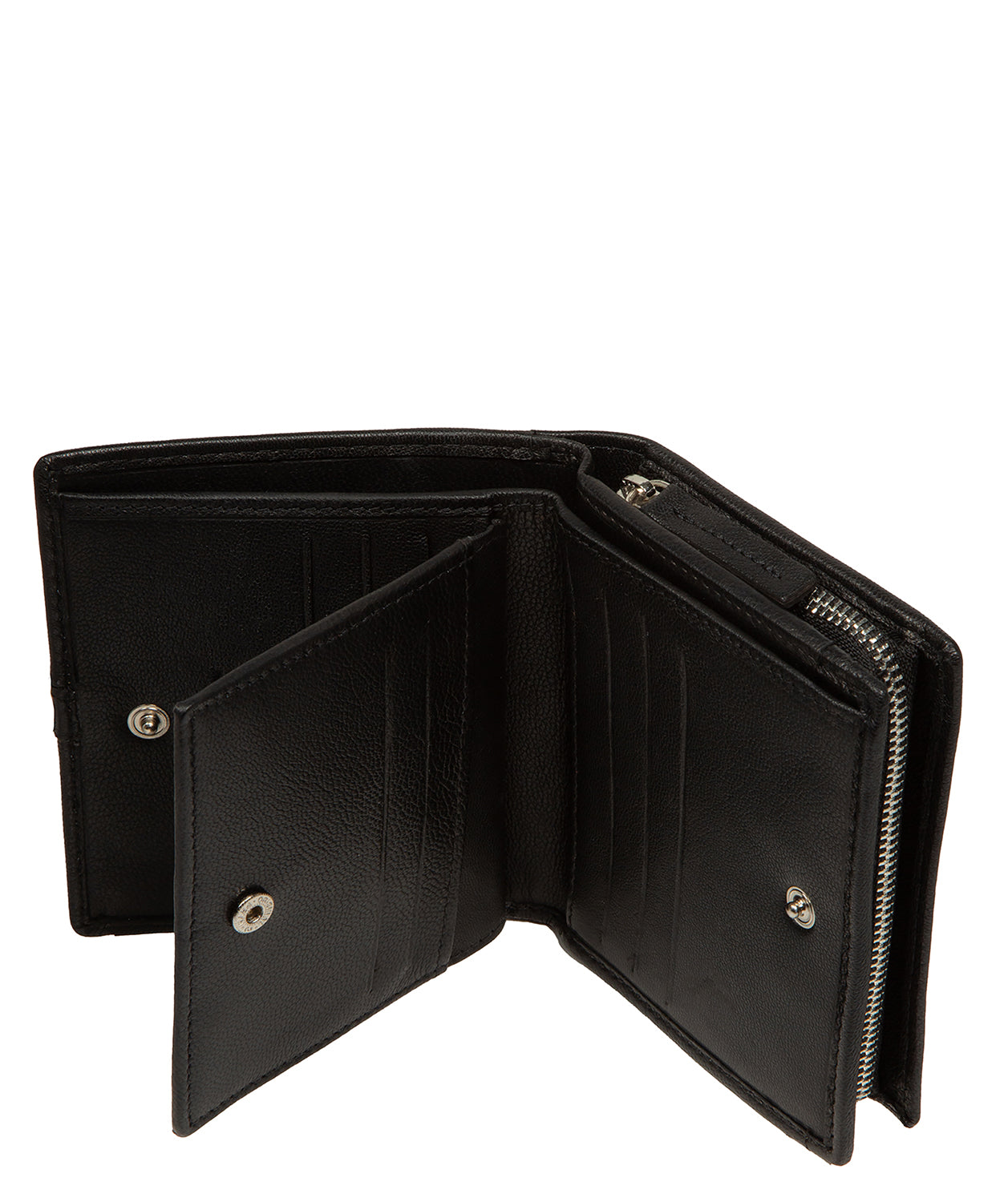 'Lucy' Black Leather Purse