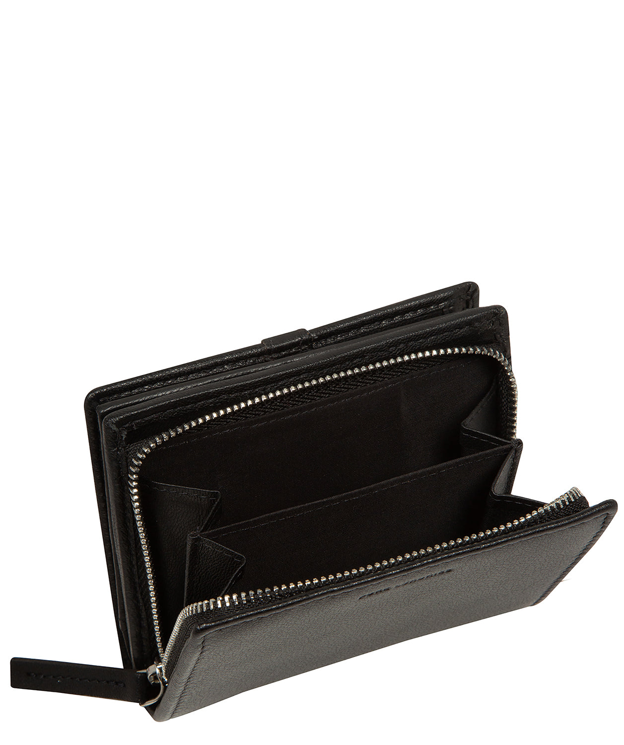 'Lucy' Black Leather Purse