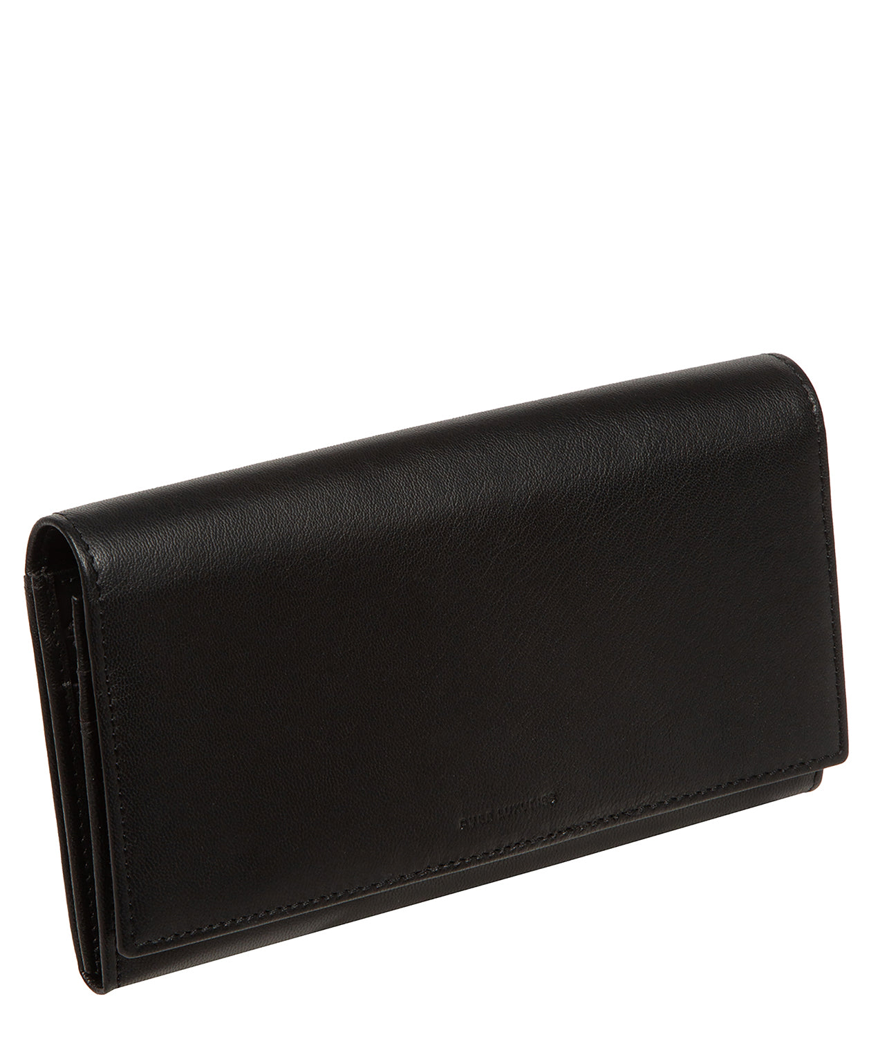 'Mia' Black Leather Purse