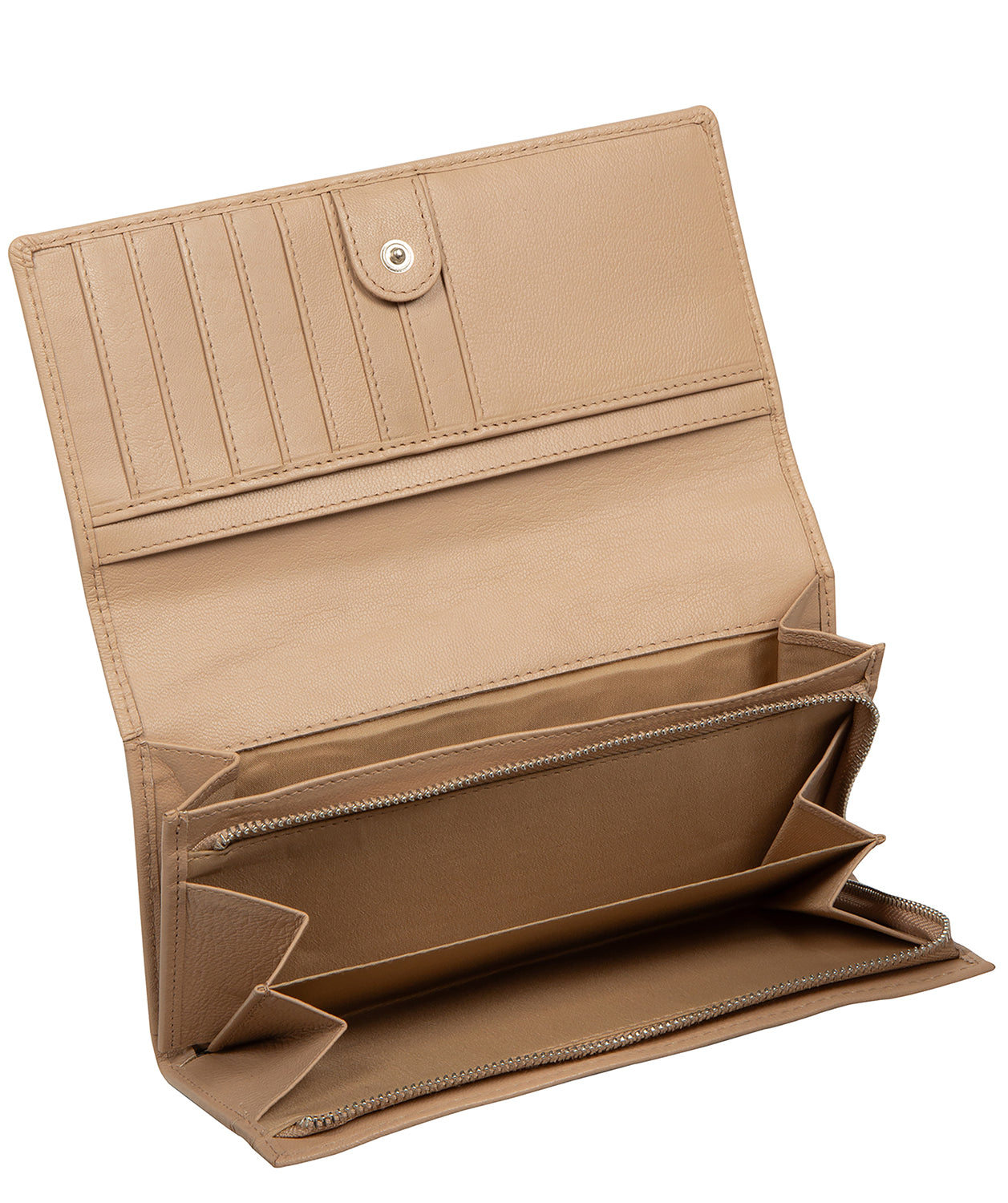 'Mia' Latte Leather Purse