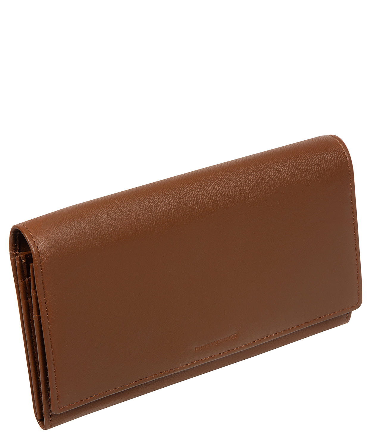 'Mia' Tan Leather Purse