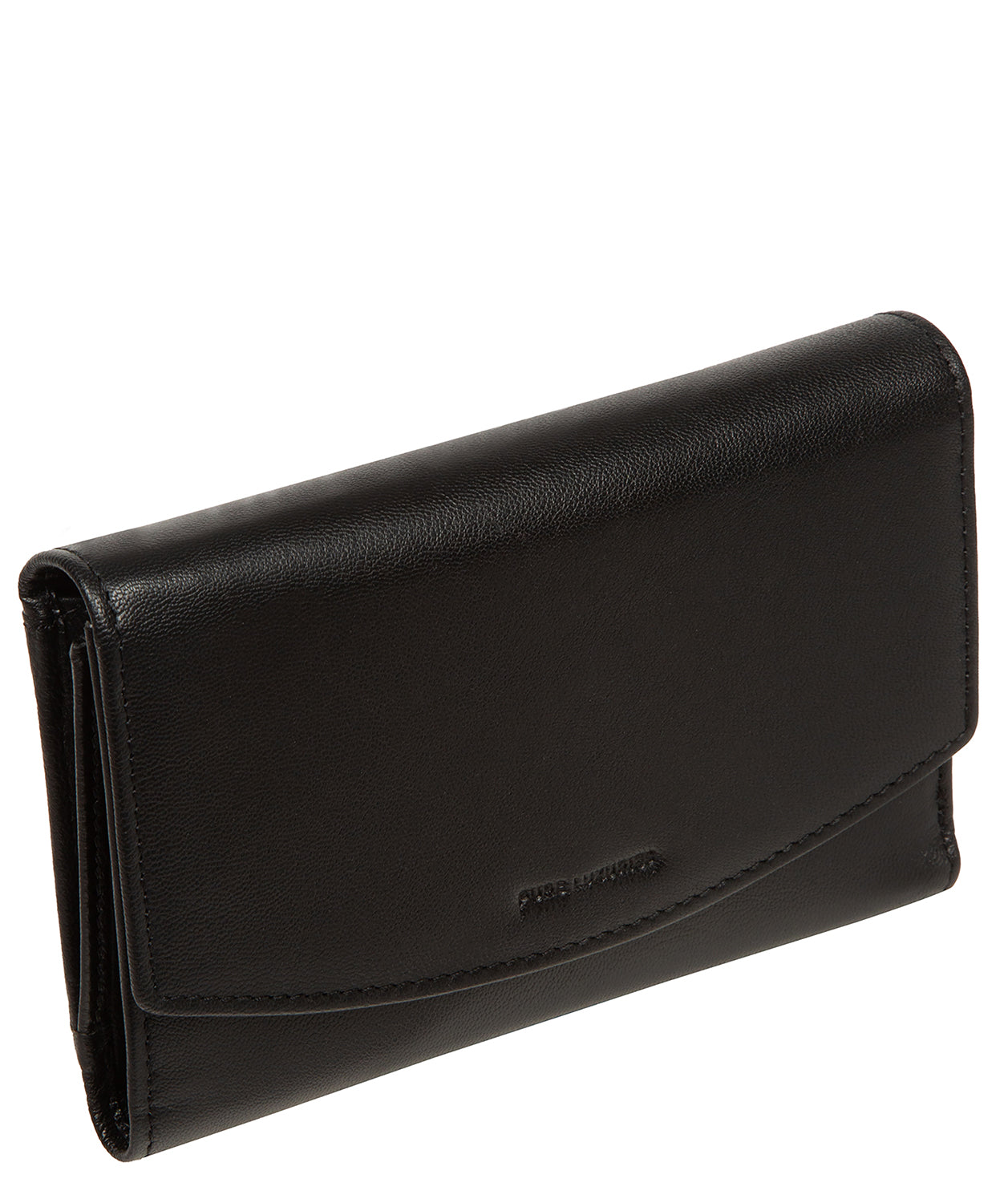 'Sarah' Black Leather Purse