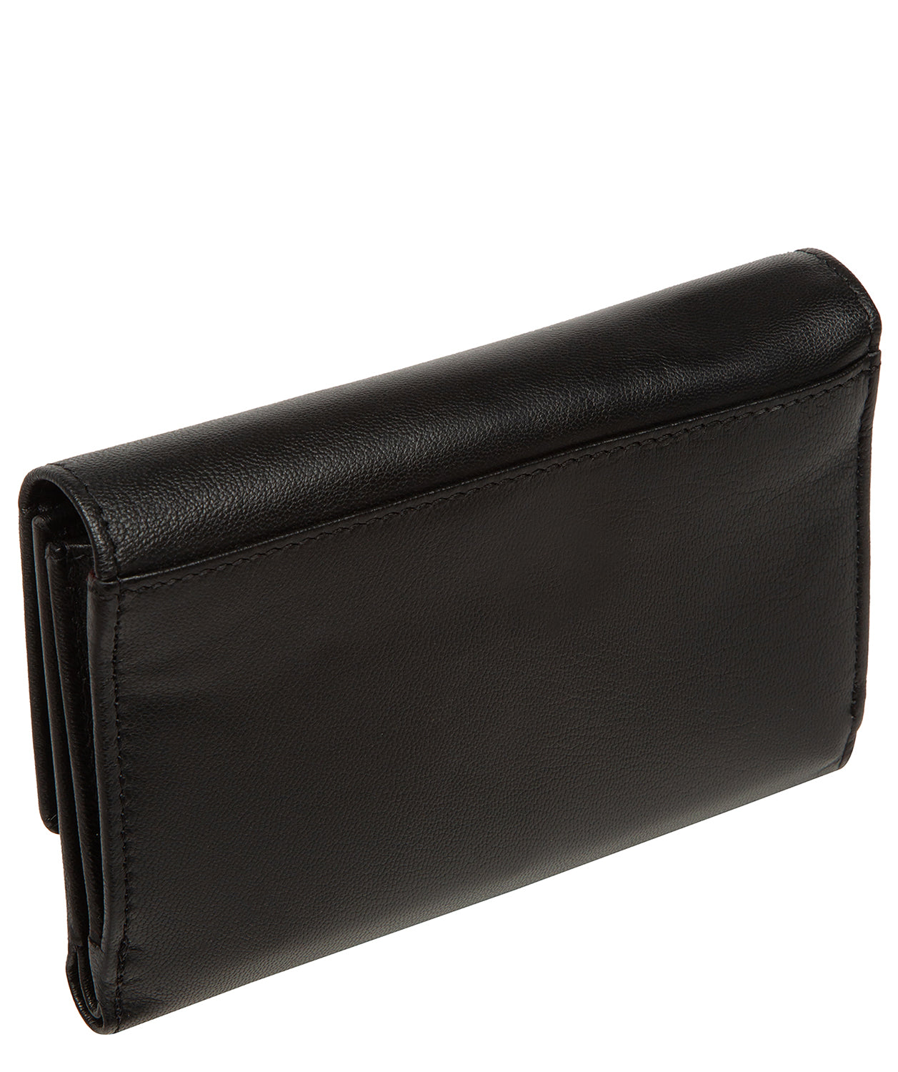 'Sarah' Black Leather Purse