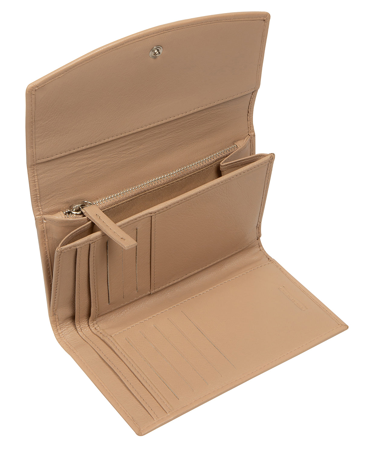 'Sarah' Latte Leather Purse