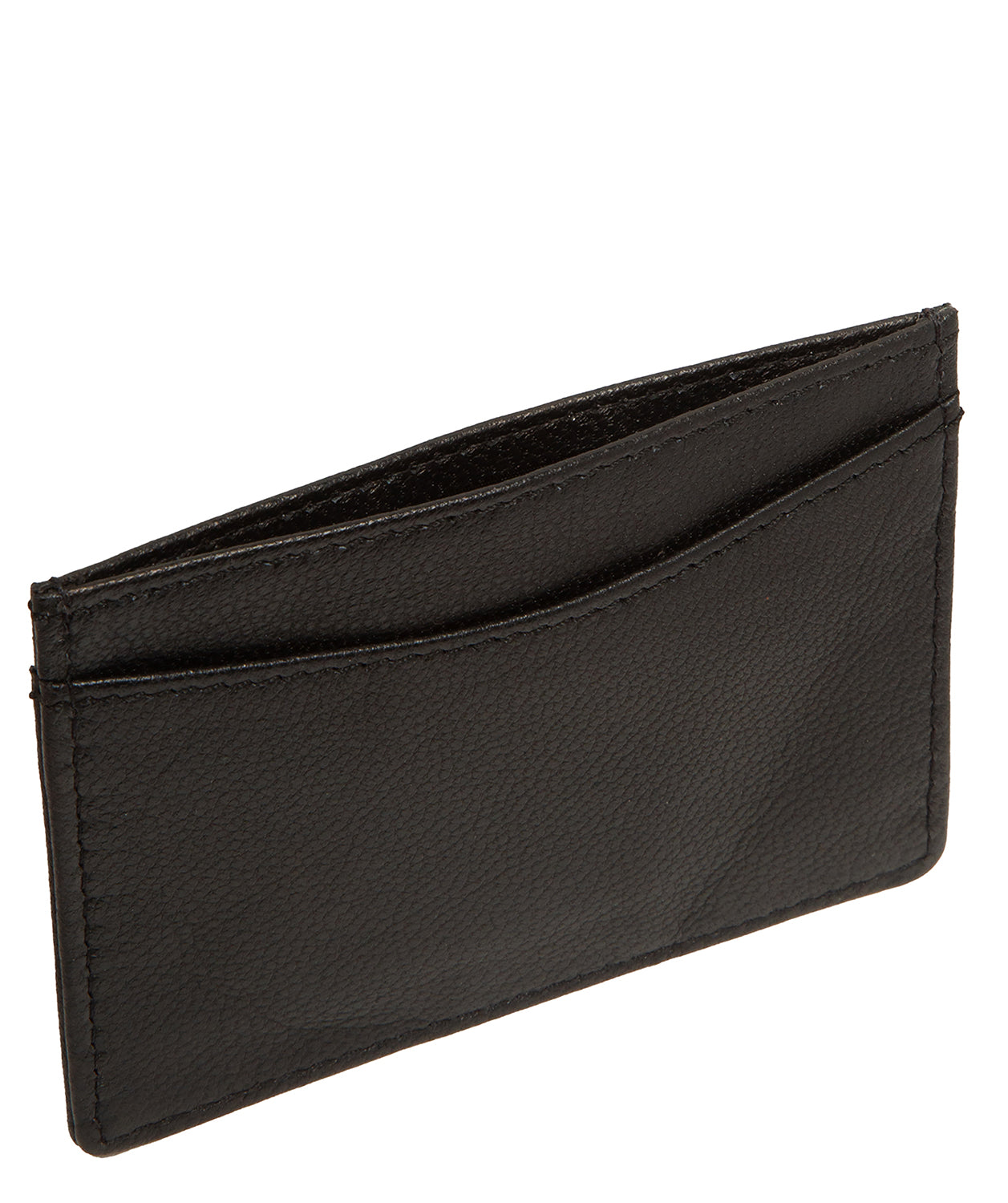 'Anna' Black Leather Card Holder
