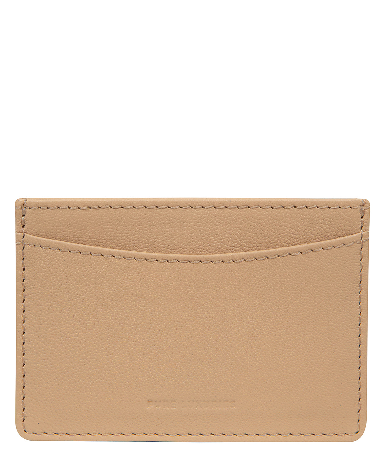 'Anna' Latte Leather Card Holder