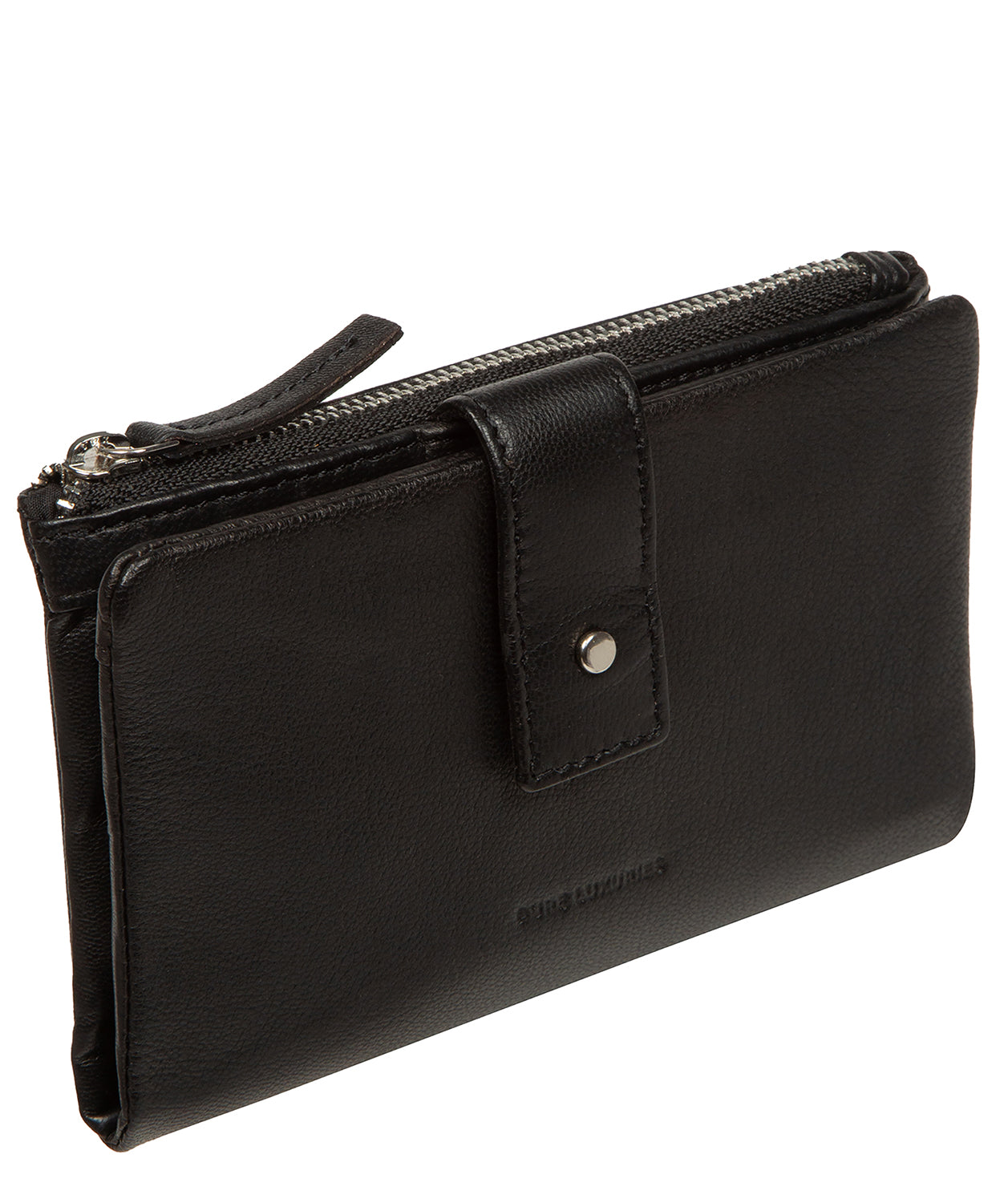 'Zaraia' Black Leather Purse