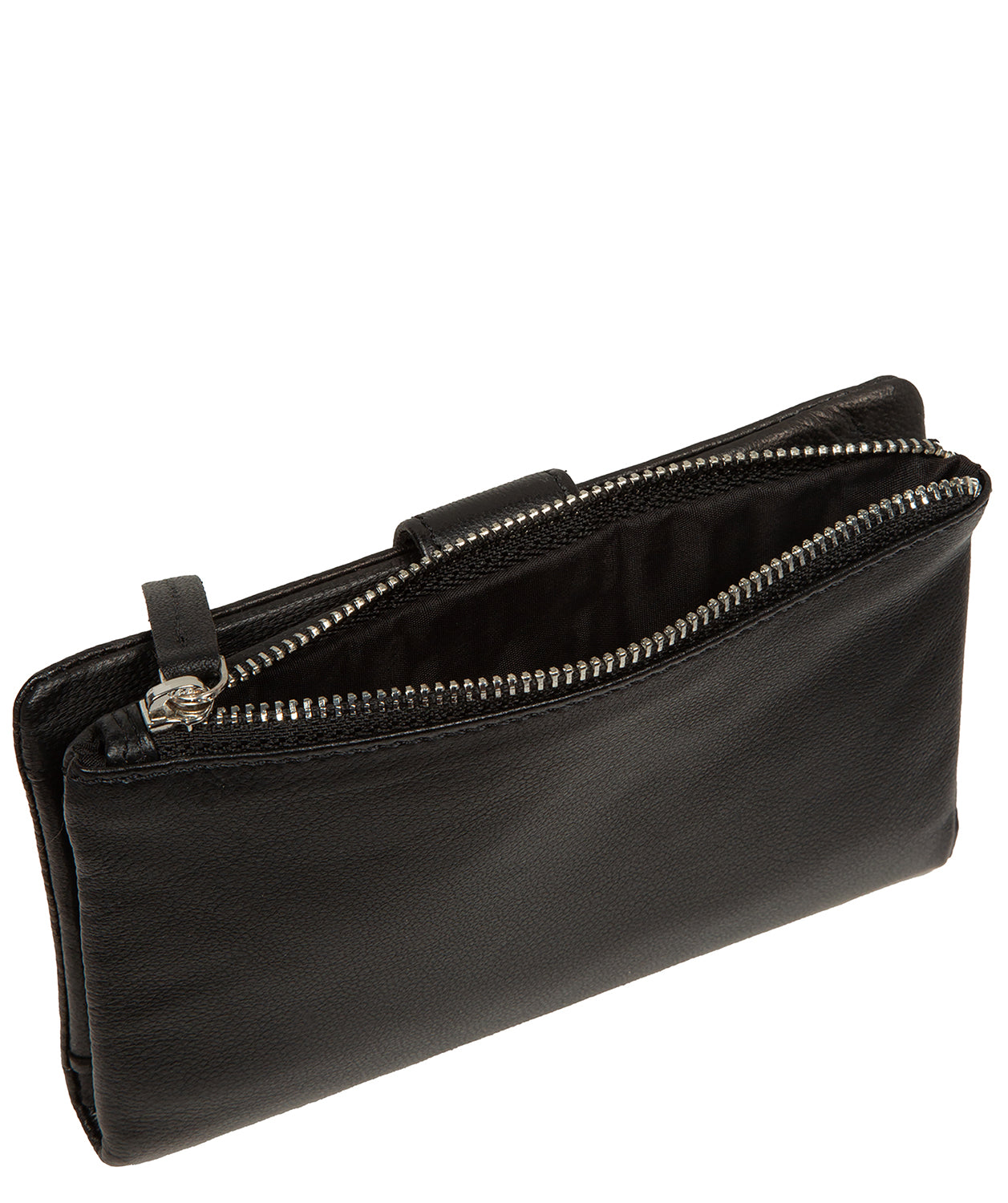 'Zaraia' Black Leather Purse