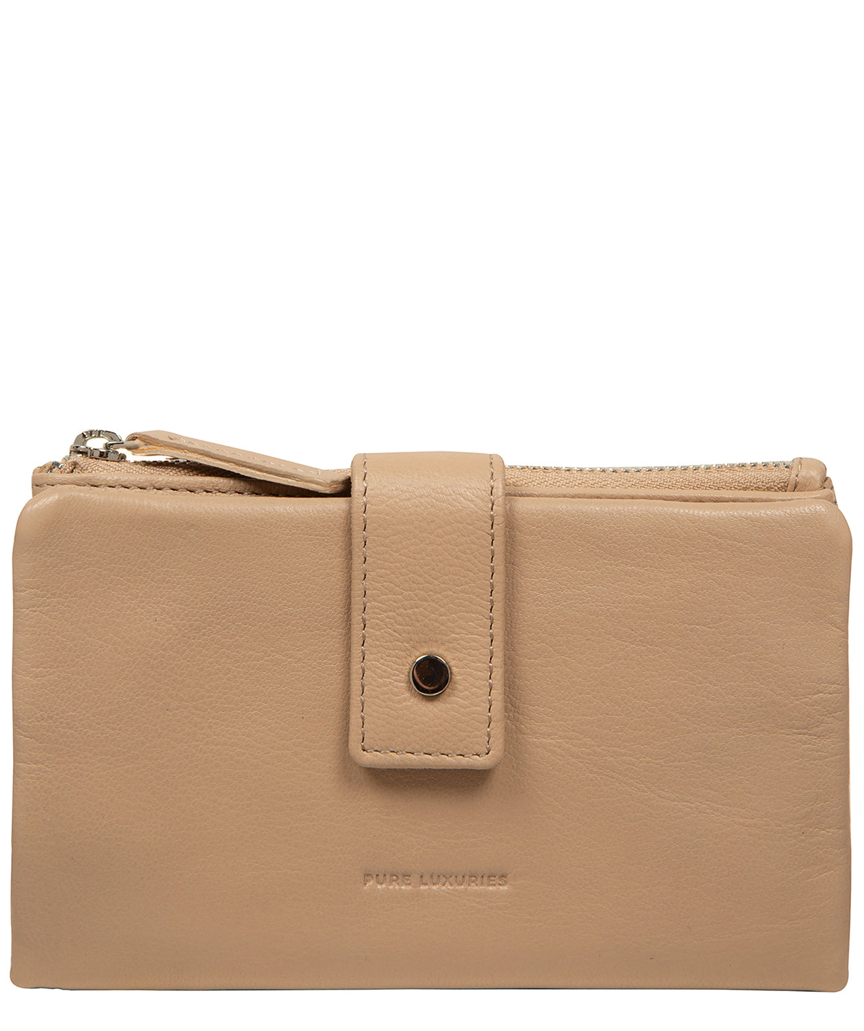 'Zaraia' Latte Leather Purse