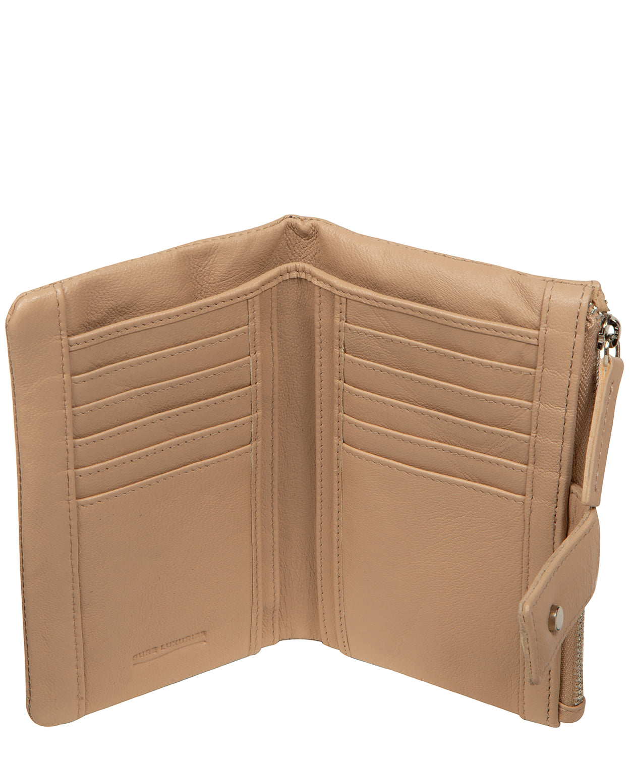 'Zaraia' Latte Leather Purse