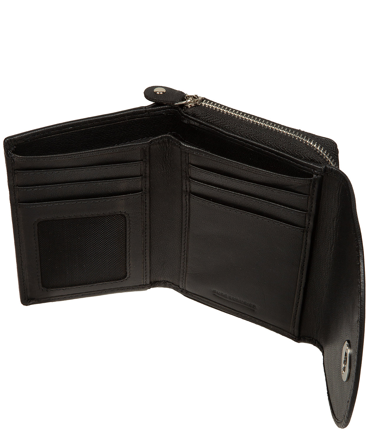 'Belle' Black Leather Purse