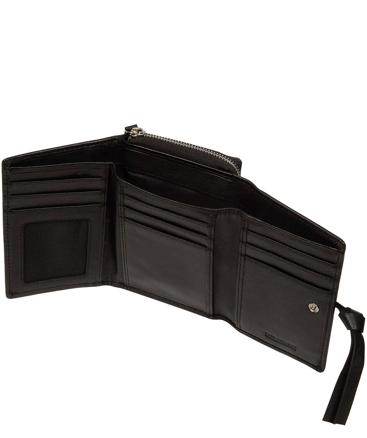 'Hailey' Black Leather Purse