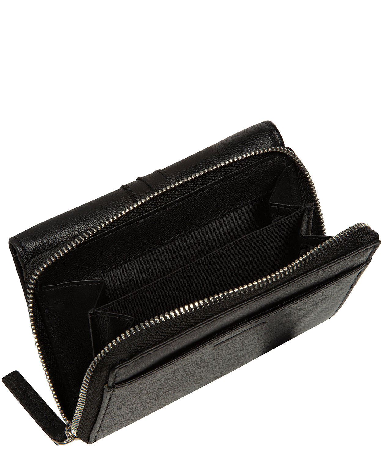 'Hailey' Black Leather Purse