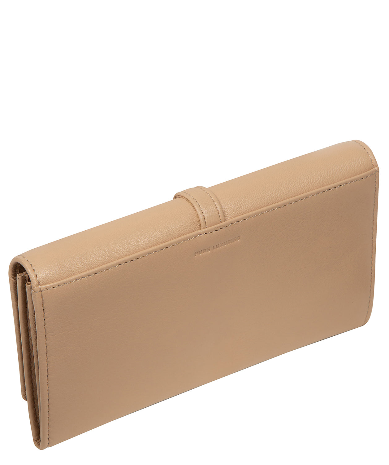 'Harriet' Latte Leather Purse