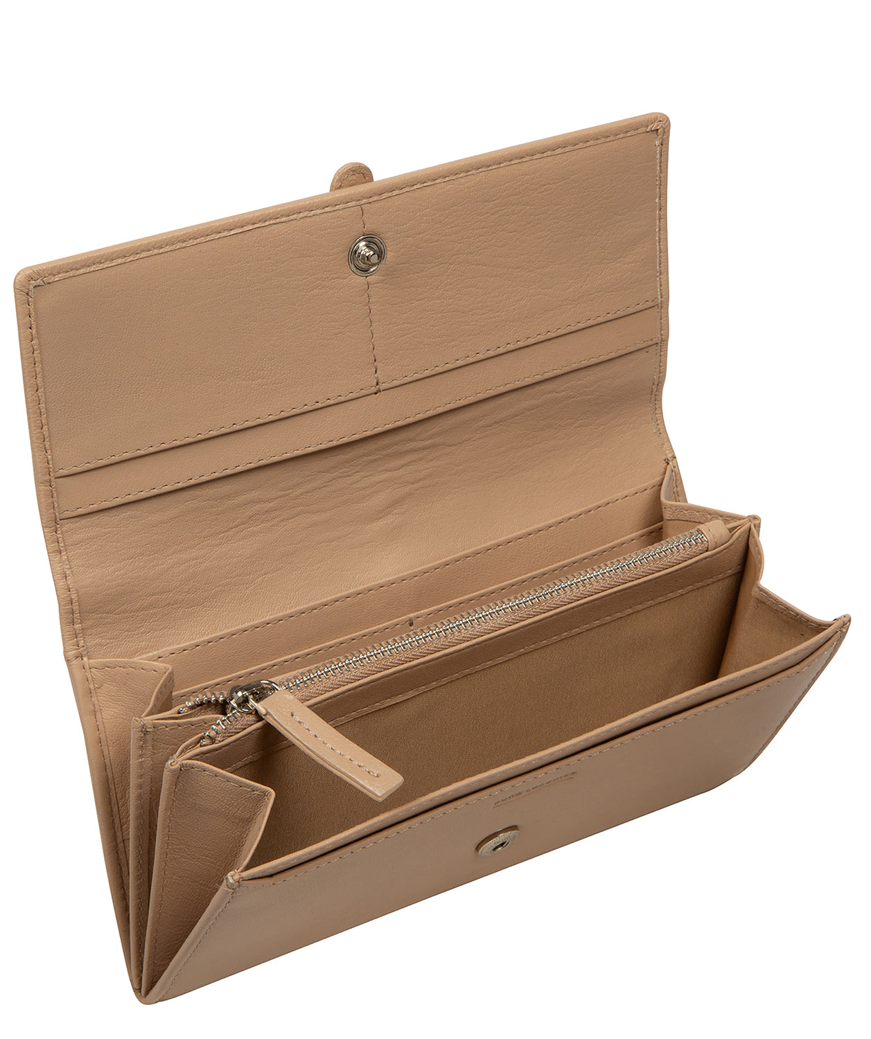 'Harriet' Latte Leather Purse