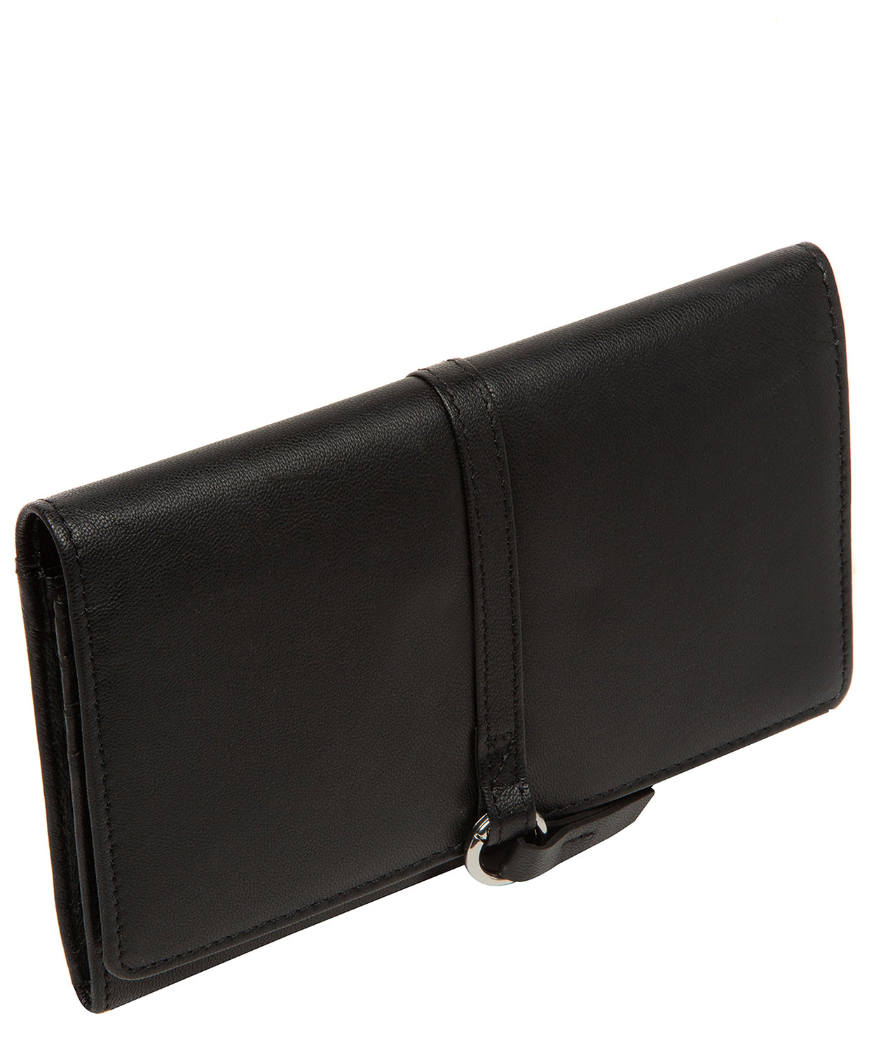 'Isla' Black Leather Purse